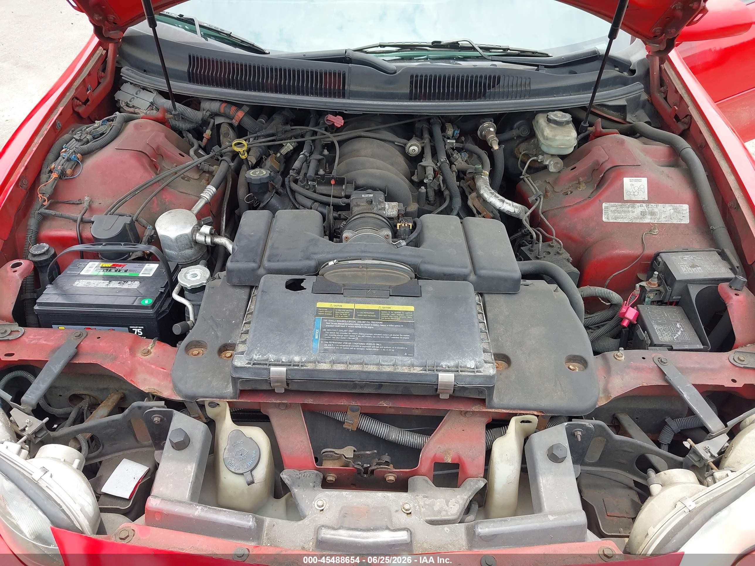 2001 Chevrolet Camaro Z28 Red vin: 2G1FP32G312147049