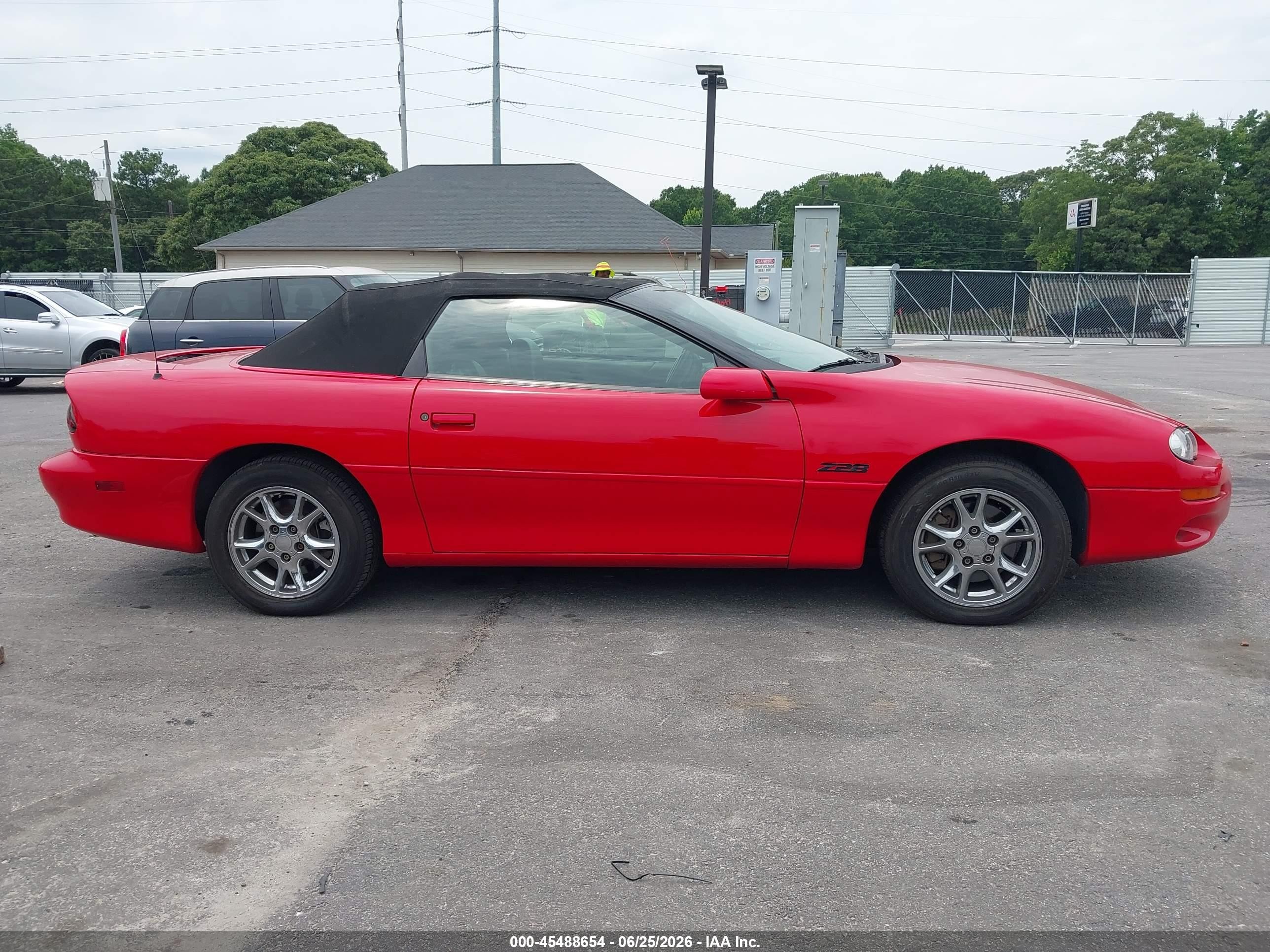 2001 Chevrolet Camaro Z28 Red vin: 2G1FP32G312147049