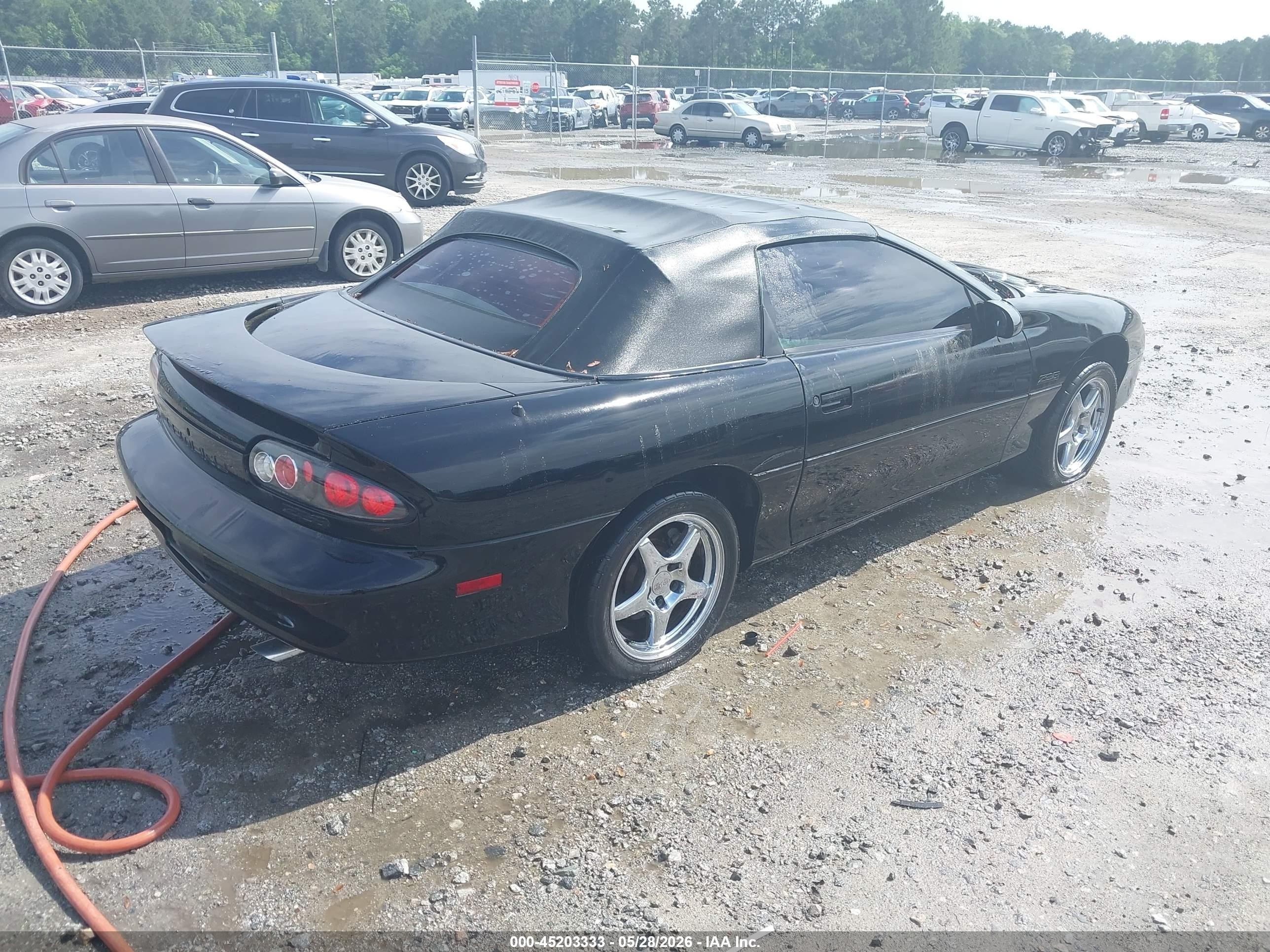 1999 Chevrolet Camaro Z28 Black vin: 2G1FP32G5X2115017