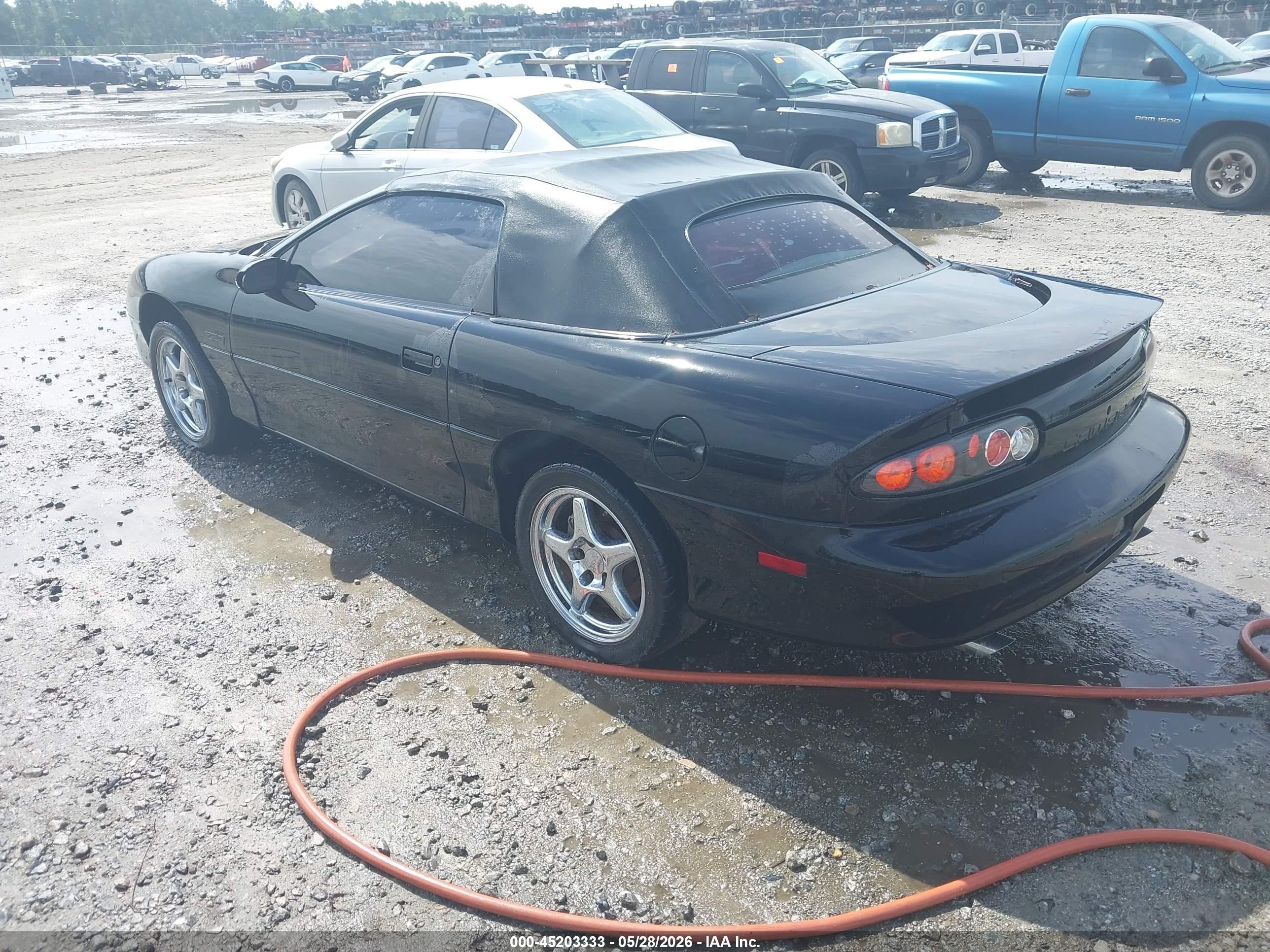 1999 Chevrolet Camaro Z28 Black vin: 2G1FP32G5X2115017