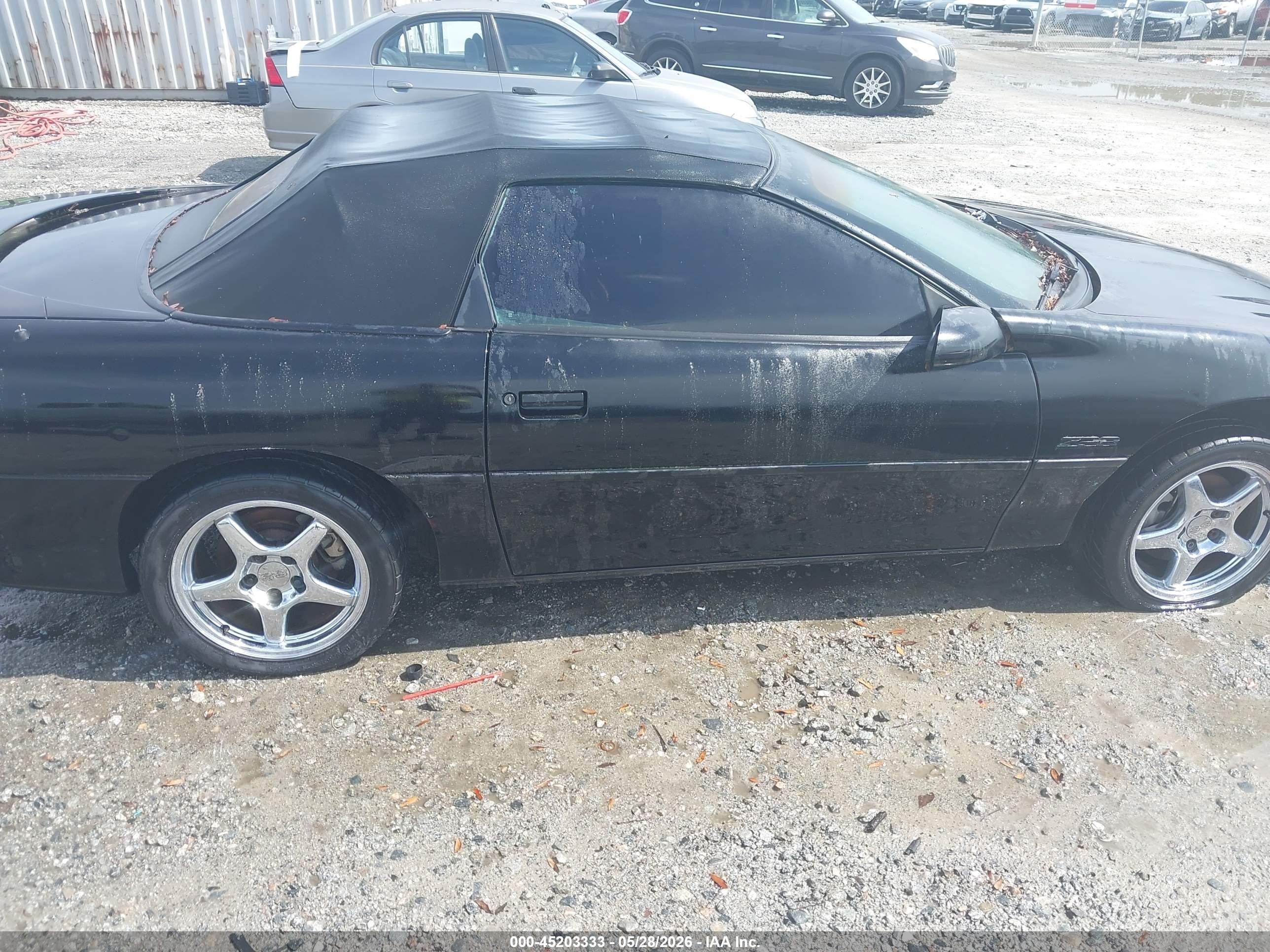 1999 Chevrolet Camaro Z28 Black vin: 2G1FP32G5X2115017