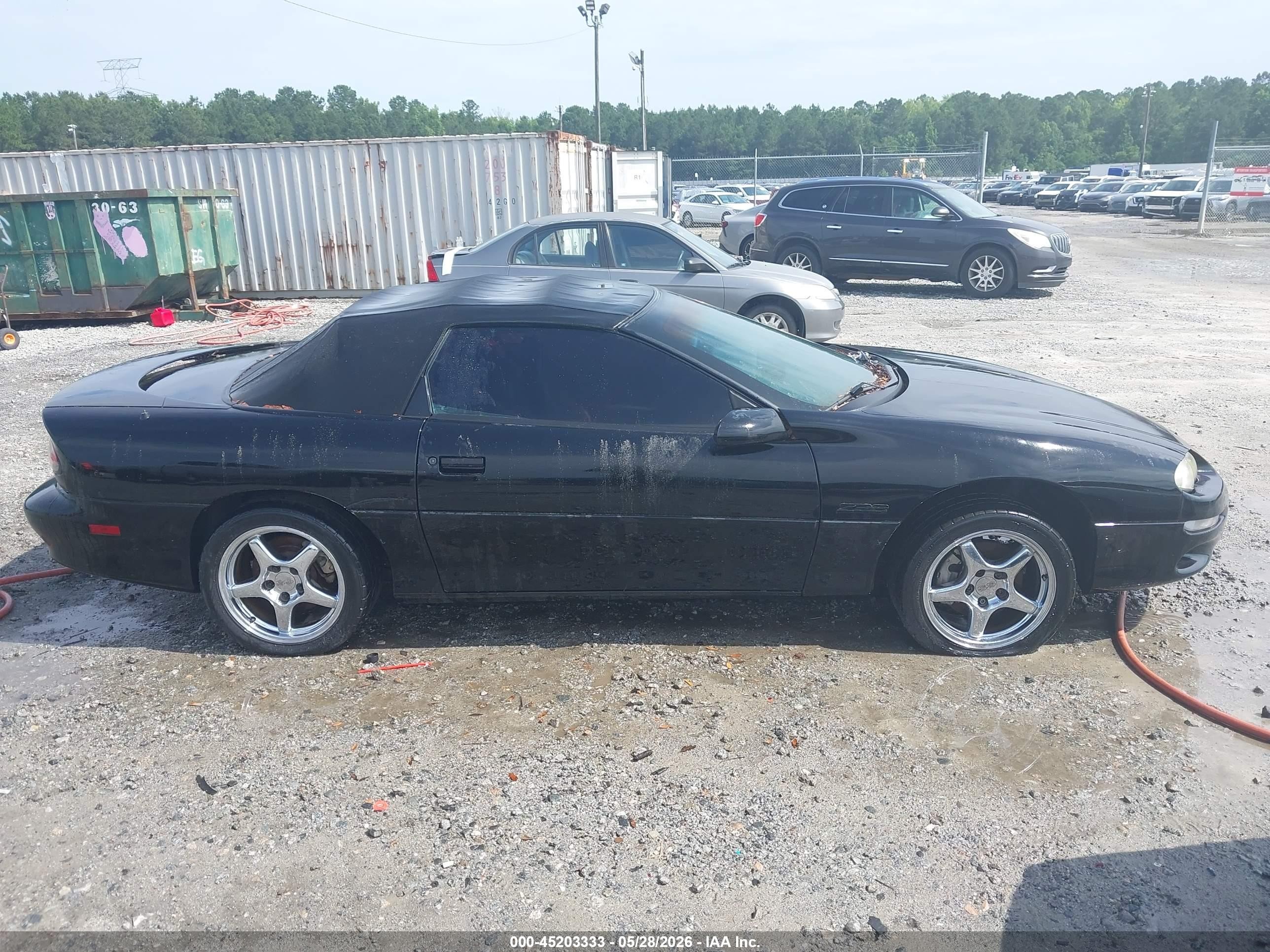 1999 Chevrolet Camaro Z28 Black vin: 2G1FP32G5X2115017