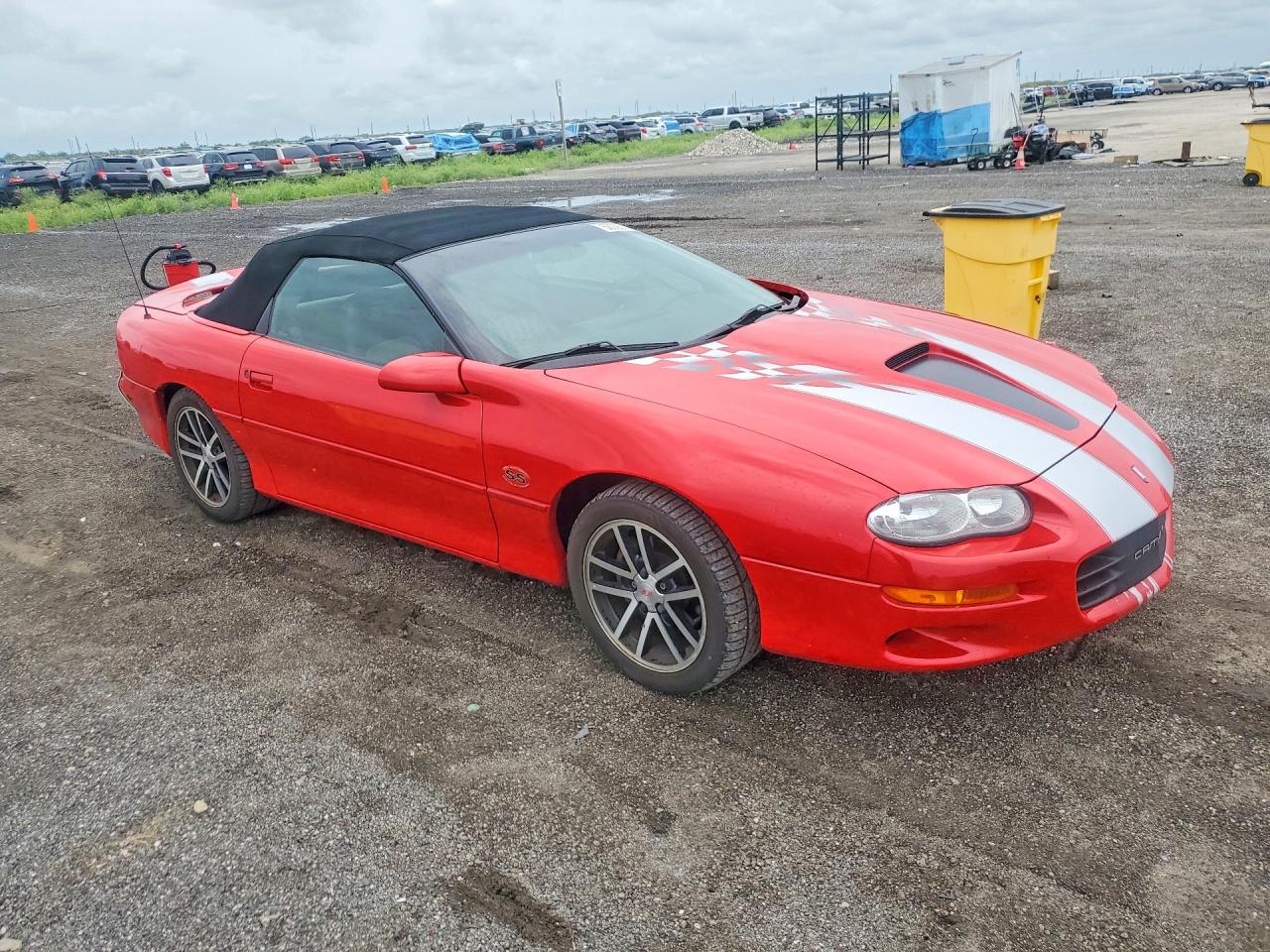 2002 Chevrolet Camaro Z28 Red vin: 2G1FP32G922129799
