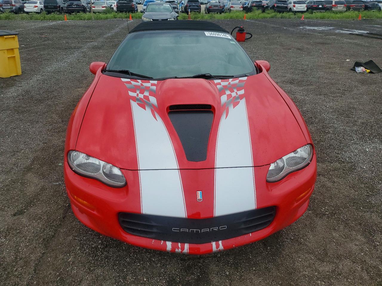 2002 Chevrolet Camaro Z28 Red vin: 2G1FP32G922129799