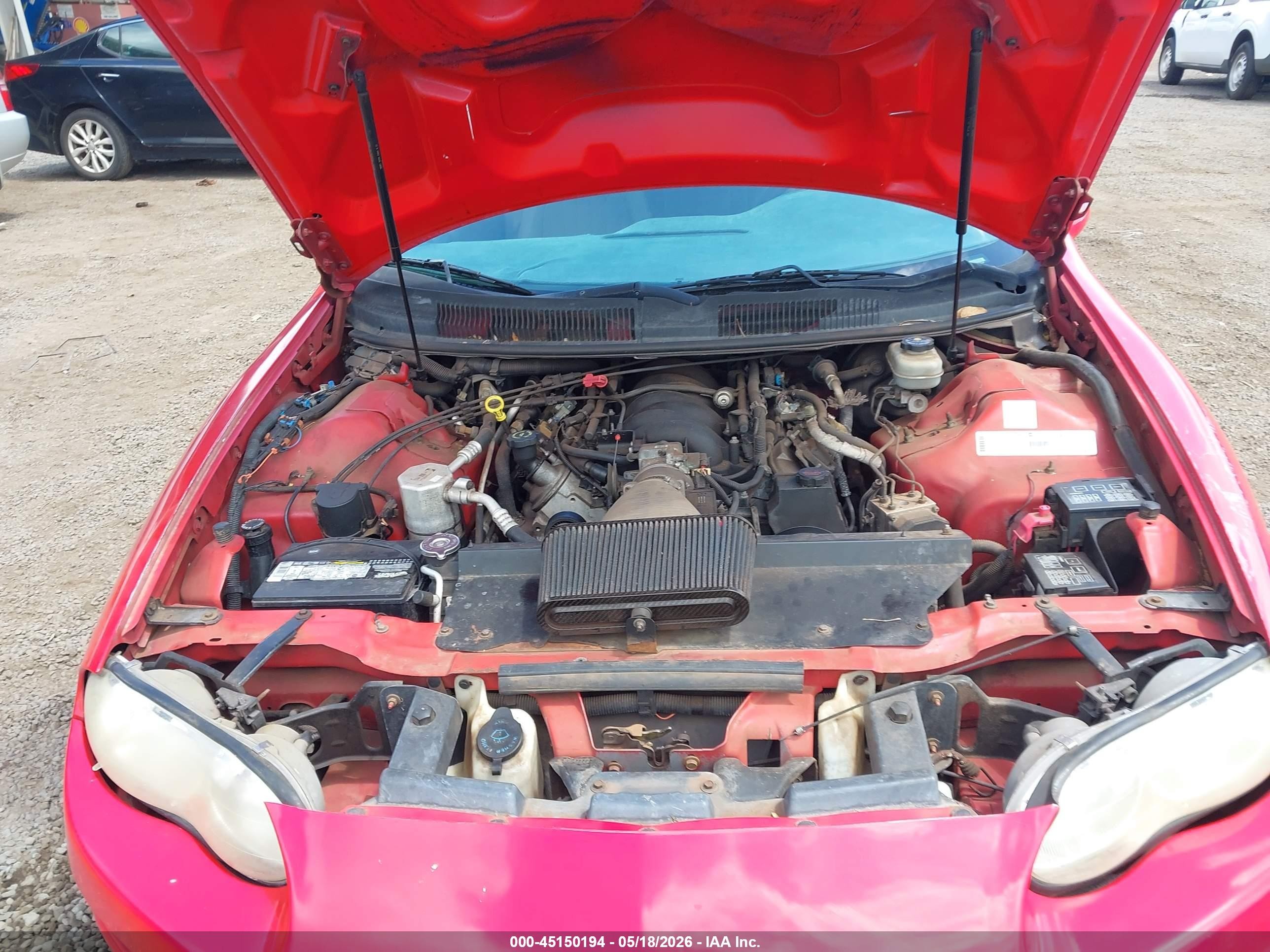 2002 Chevrolet Camaro Z28 Red vin: 2G1FP32GX22114910