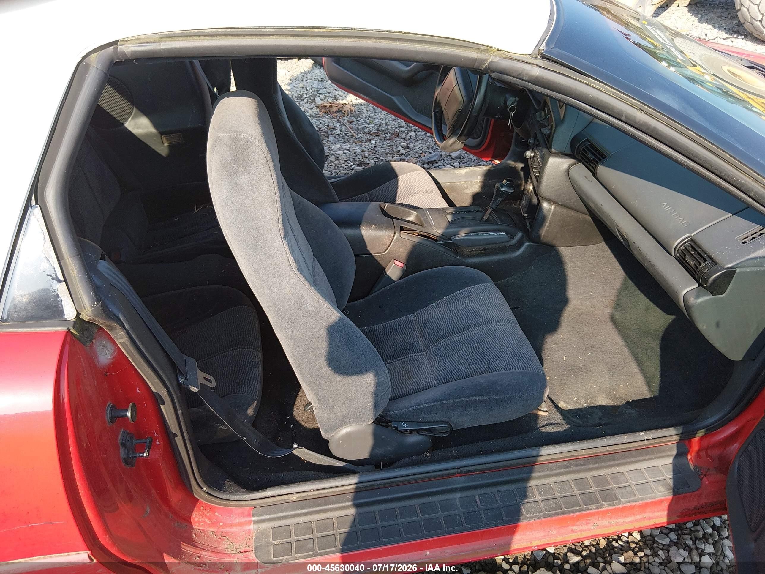 1996 Chevrolet Camaro Rs Red vin: 2G1FP32K0T2151552