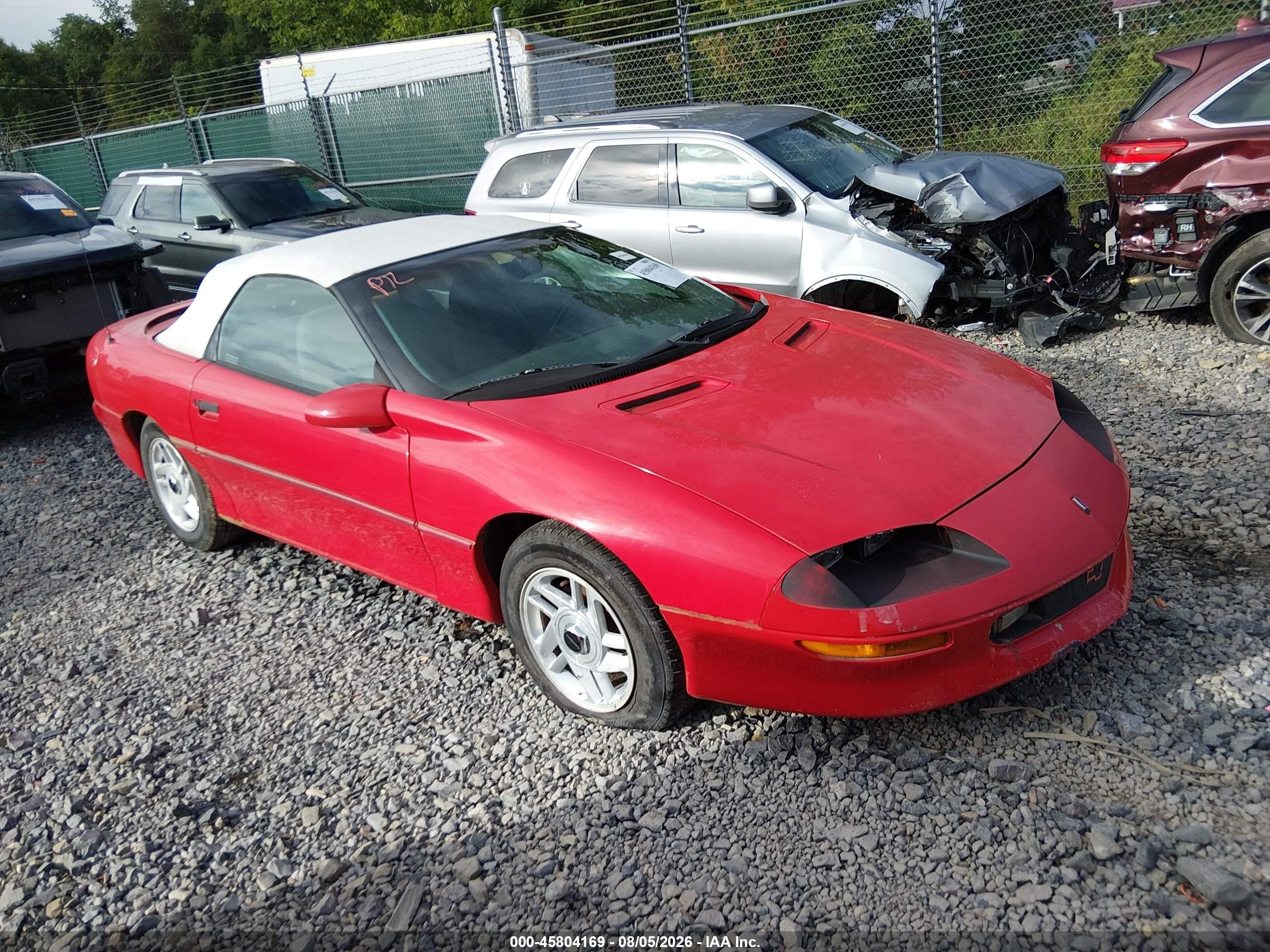 1996 Chevrolet Camaro Rs Красный vin: 2G1FP32K0T2151552