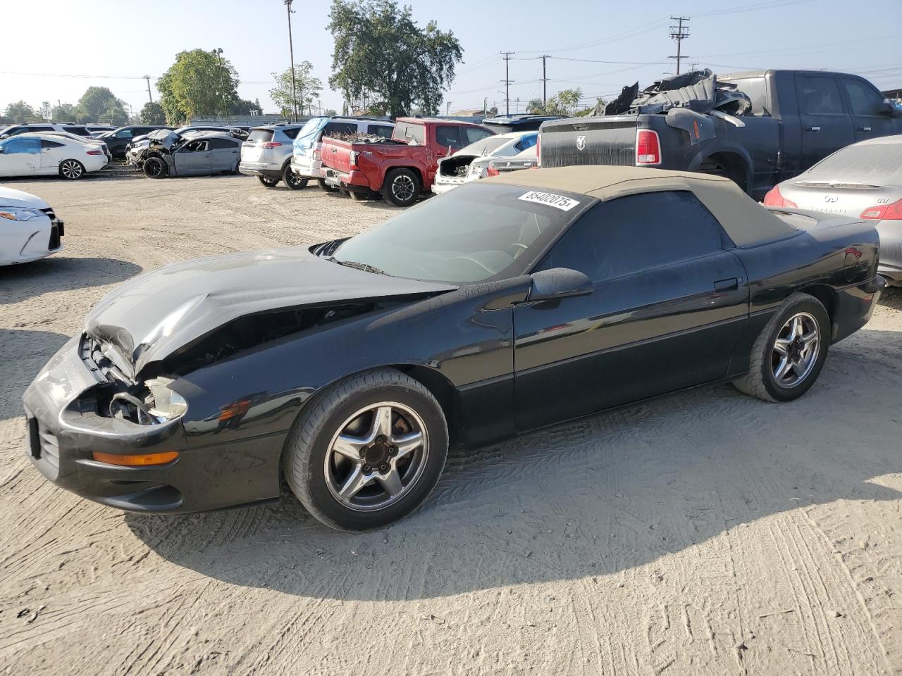 1998 Chevrolet Camaro Black vin: 2G1FP32K0W2108995