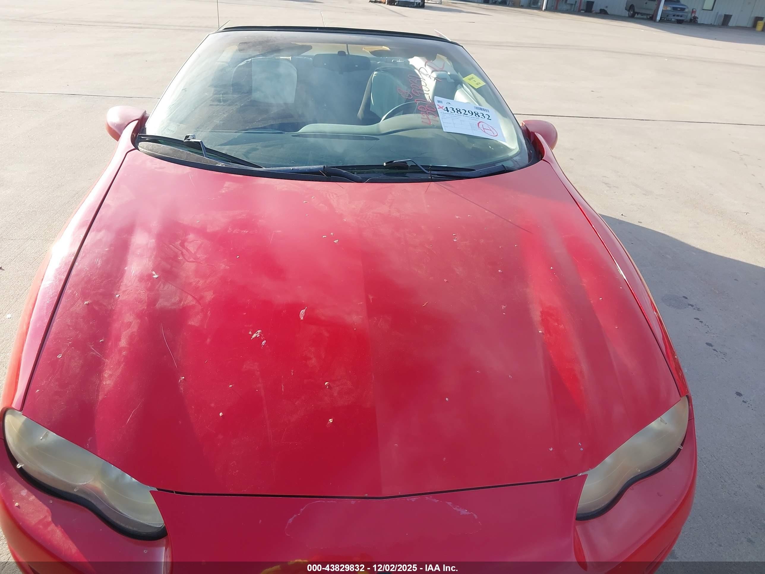 1999 Chevrolet Camaro   Red vin: 2G1FP32K2X2123872