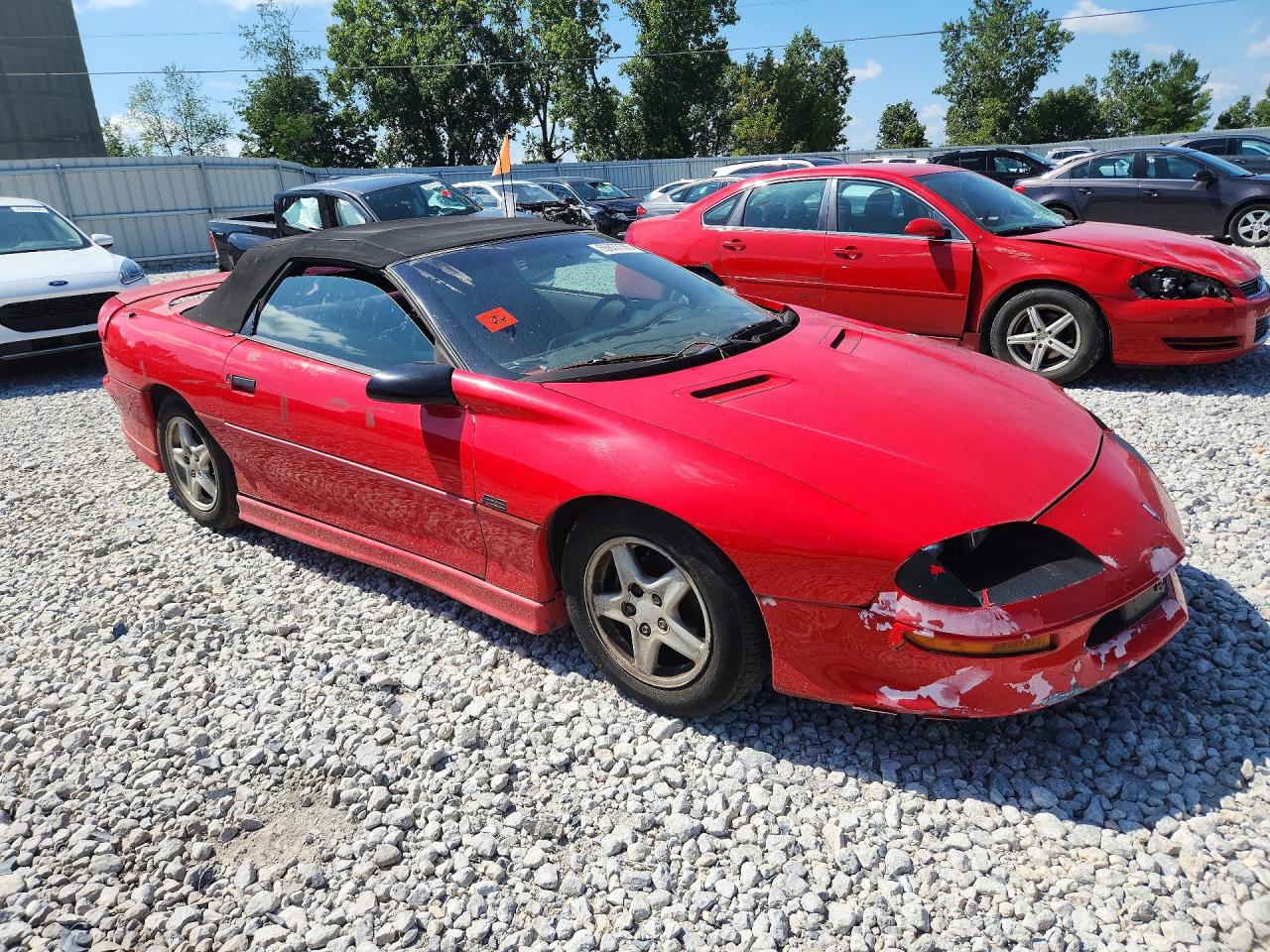 1997 Chevrolet Camaro Base Red vin: 2G1FP32K4V2112160