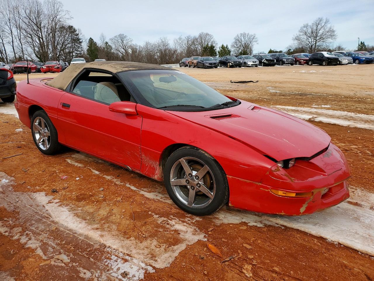 1997 Chevrolet Camaro Base Red vin: 2G1FP32K7V2156881