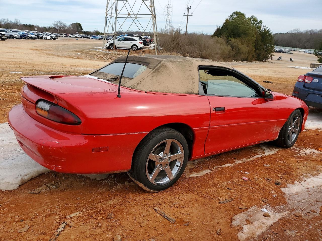 1997 Chevrolet Camaro Base Red vin: 2G1FP32K7V2156881
