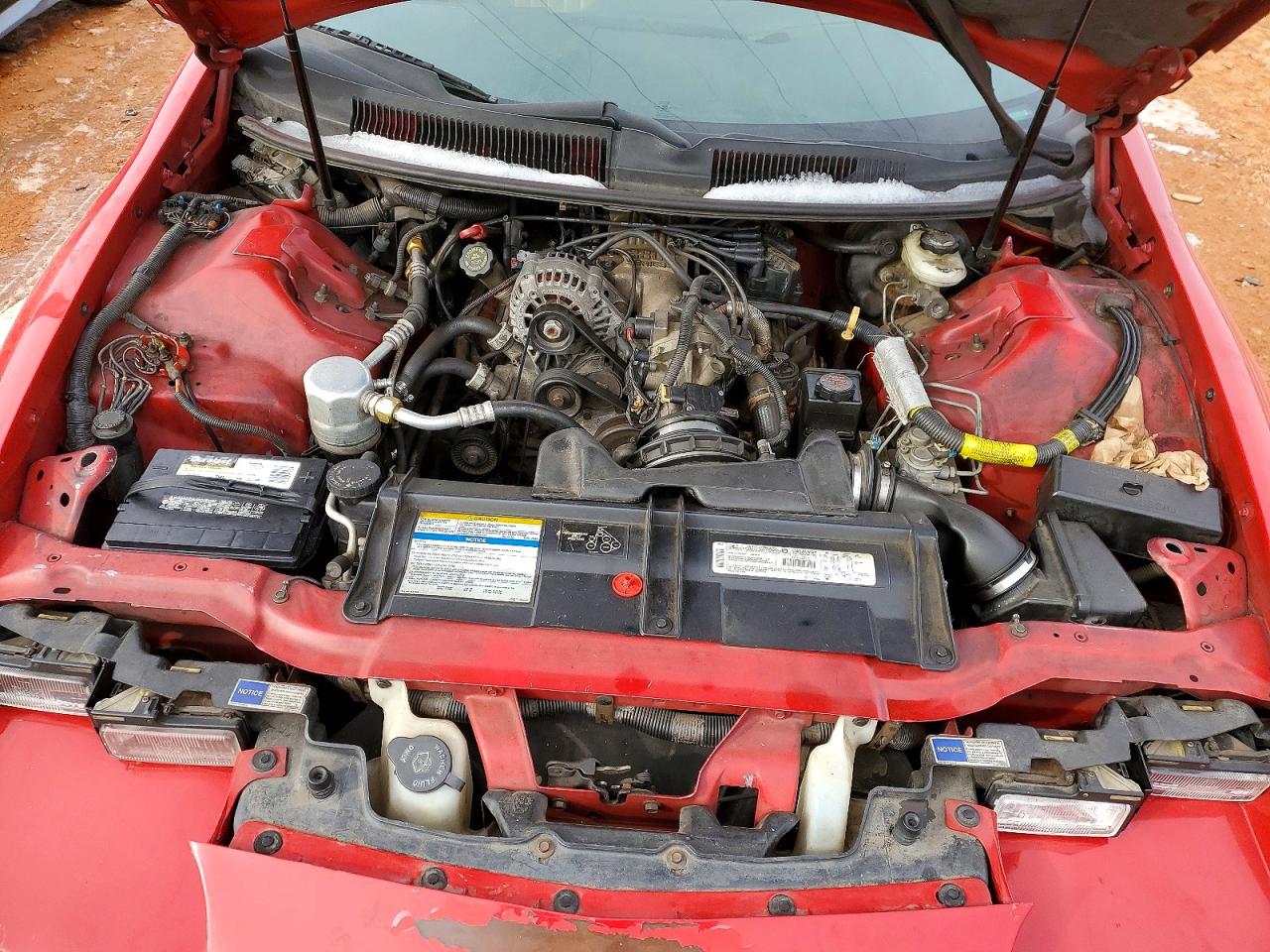 1997 Chevrolet Camaro Base Red vin: 2G1FP32K7V2156881