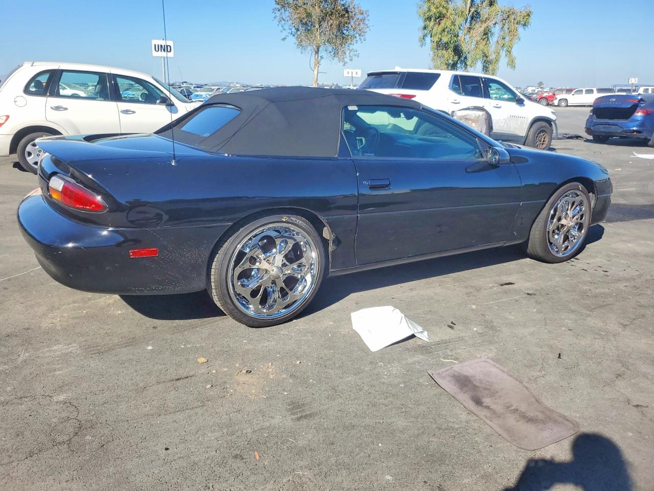 1998 Chevrolet Camaro Black vin: 2G1FP32K7W2109710