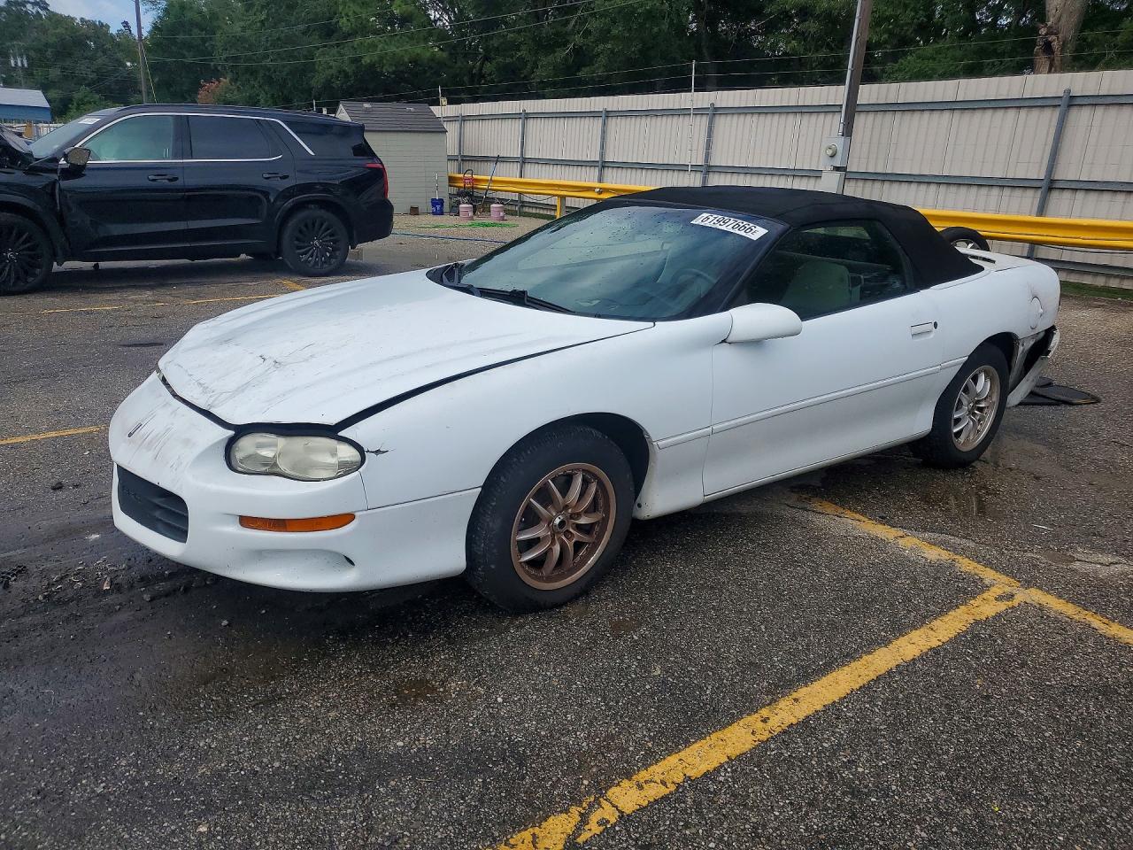 2001 Chevrolet Camaro White vin: 2G1FP32K912122516