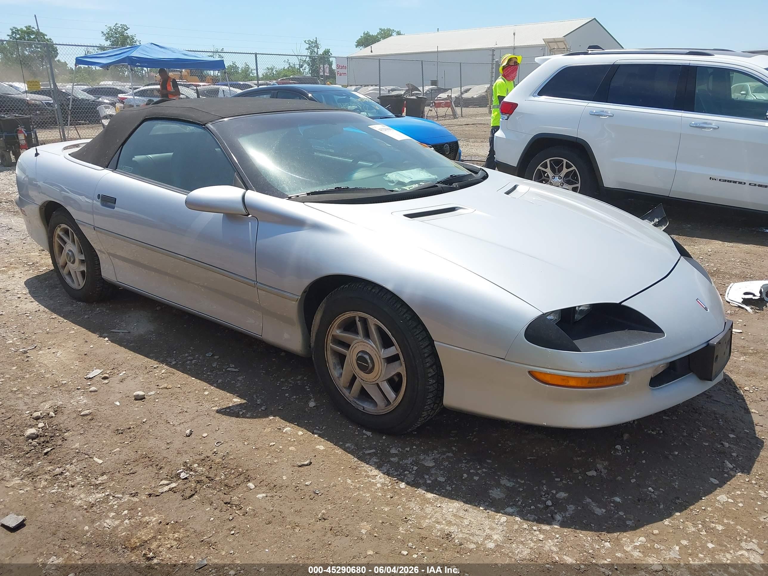 1996 Chevrolet Camaro Rs Silver vin: 2G1FP32K9T2127556
