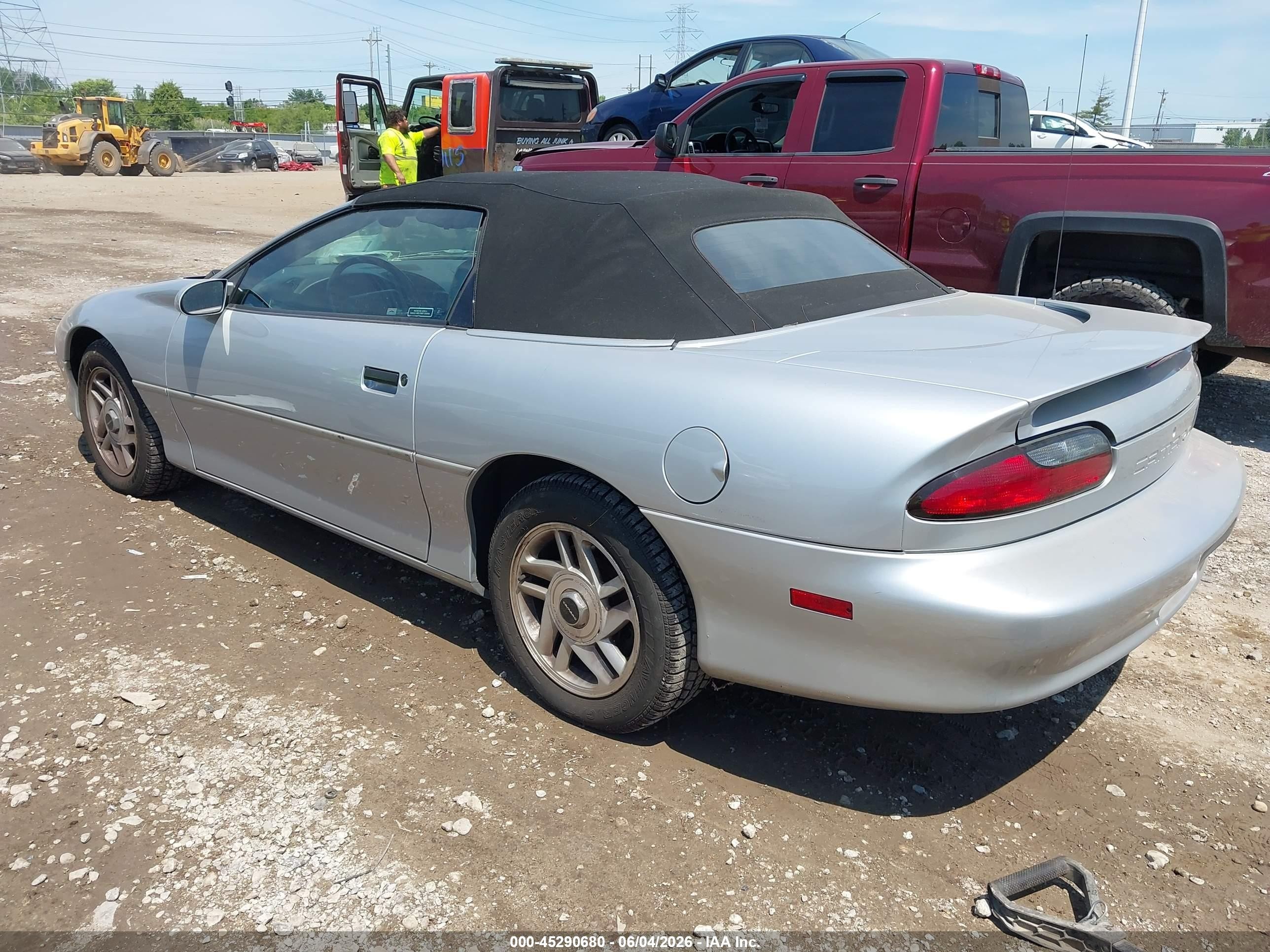 1996 Chevrolet Camaro Rs Silver vin: 2G1FP32K9T2127556