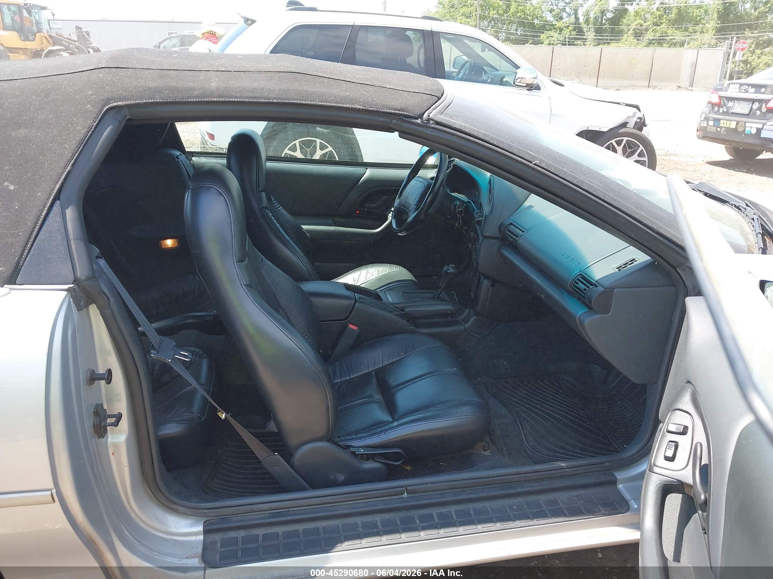 1996 Chevrolet Camaro Rs Silver vin: 2G1FP32K9T2127556