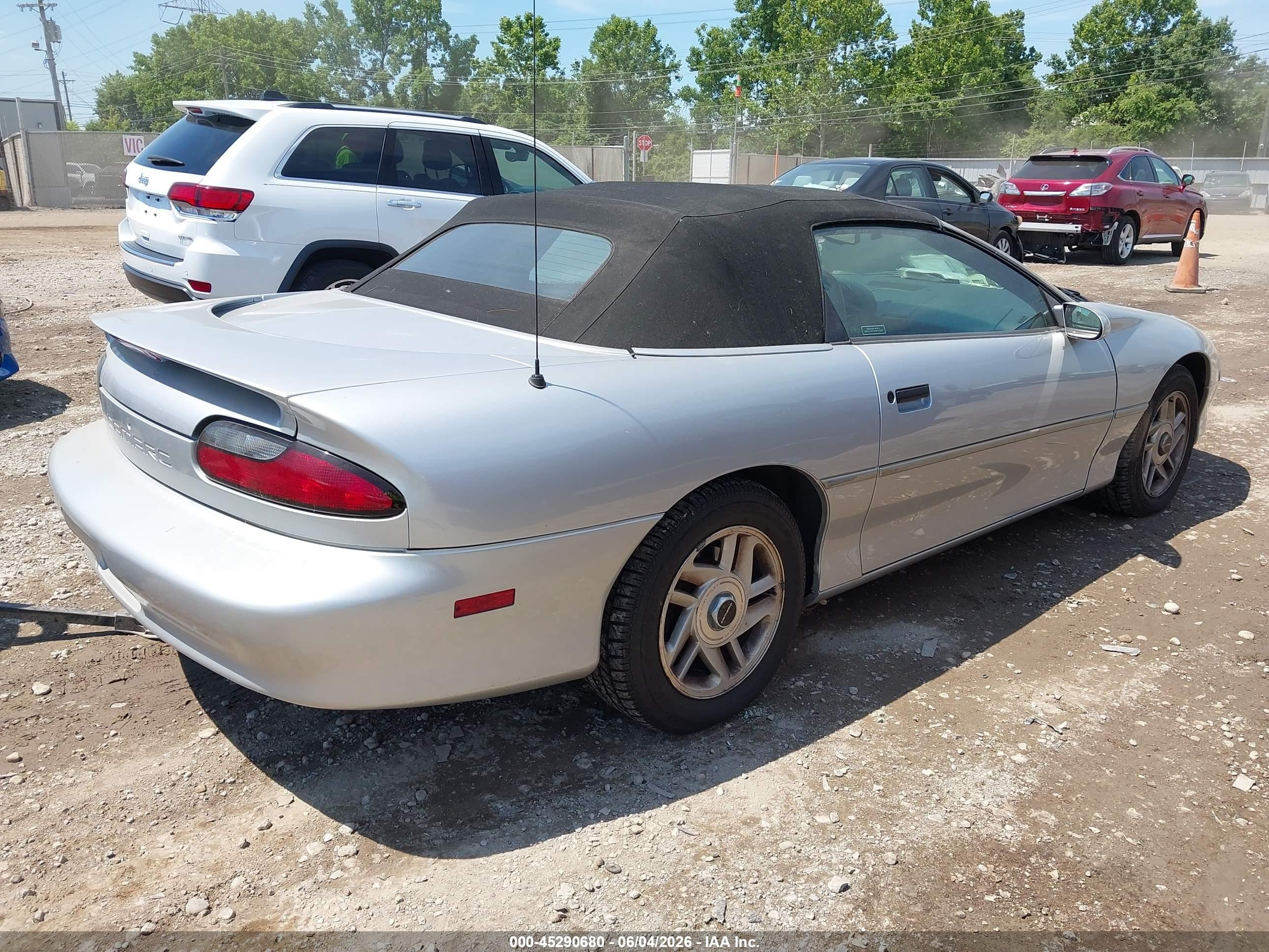 1996 Chevrolet Camaro Rs Silver vin: 2G1FP32K9T2127556
