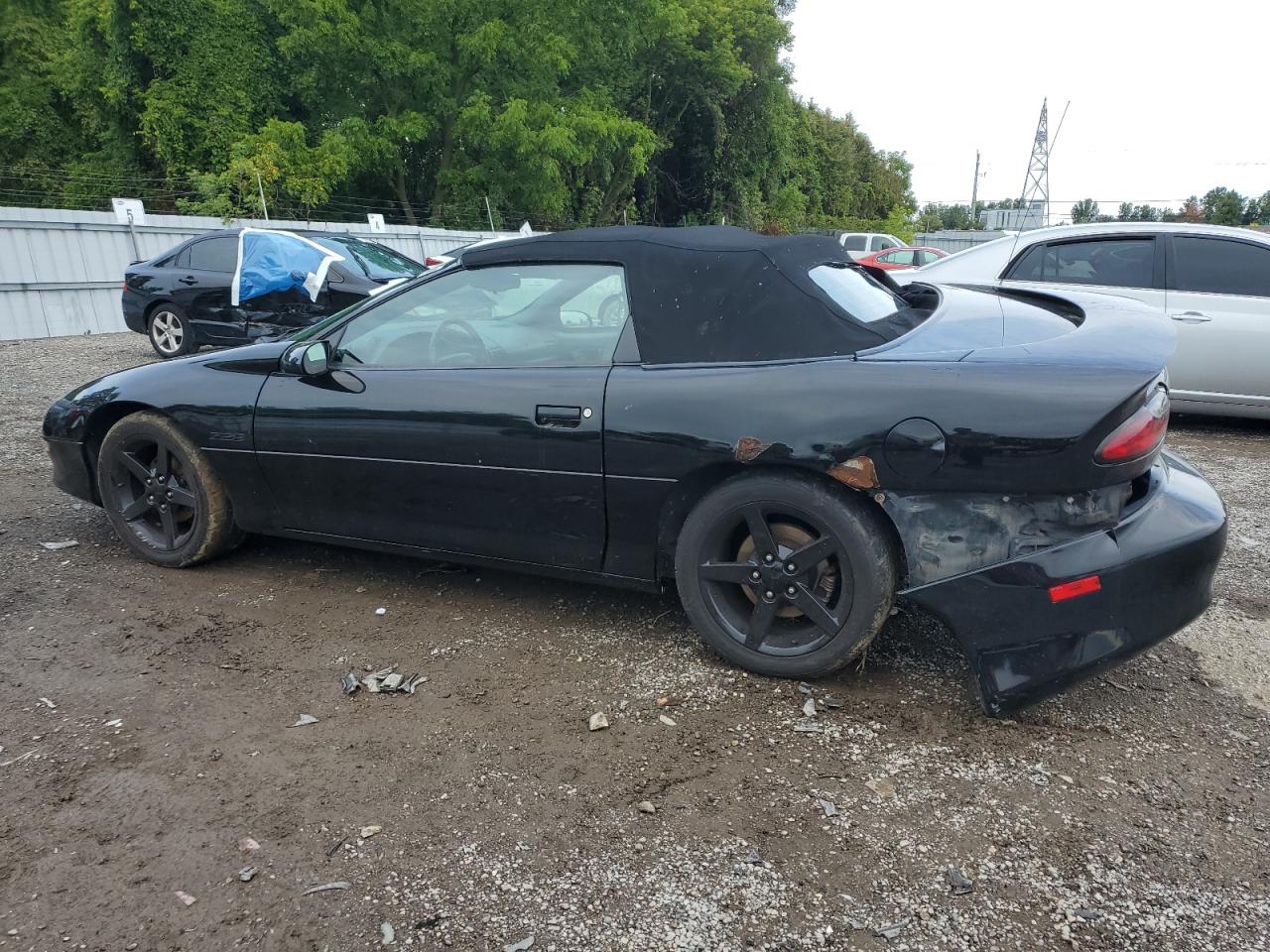 1995 Chevrolet Camaro Z28 Black vin: 2G1FP32P0S2195660
