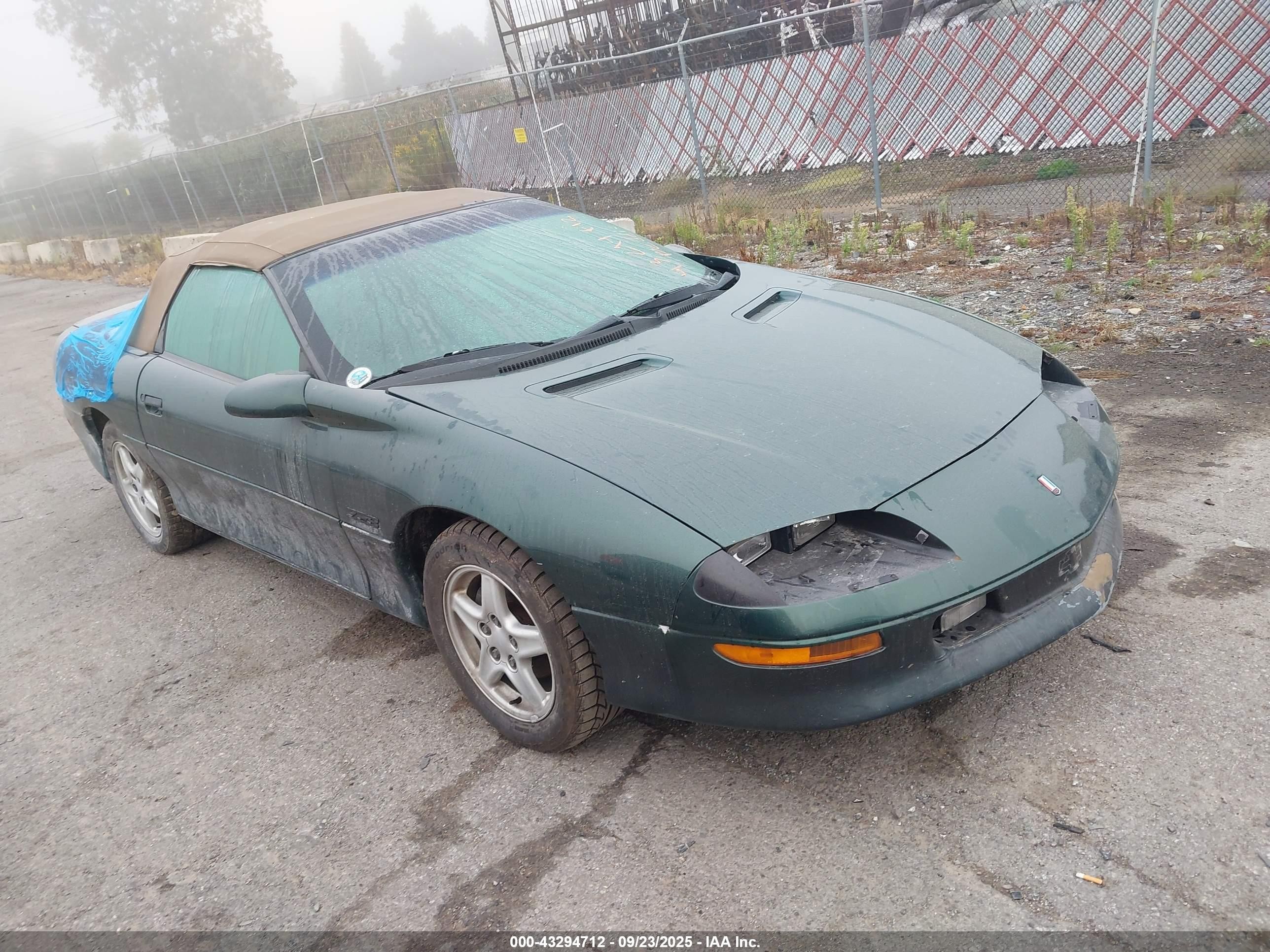 1997 Chevrolet Camaro Z28 Green vin: 2G1FP32P0V2104052