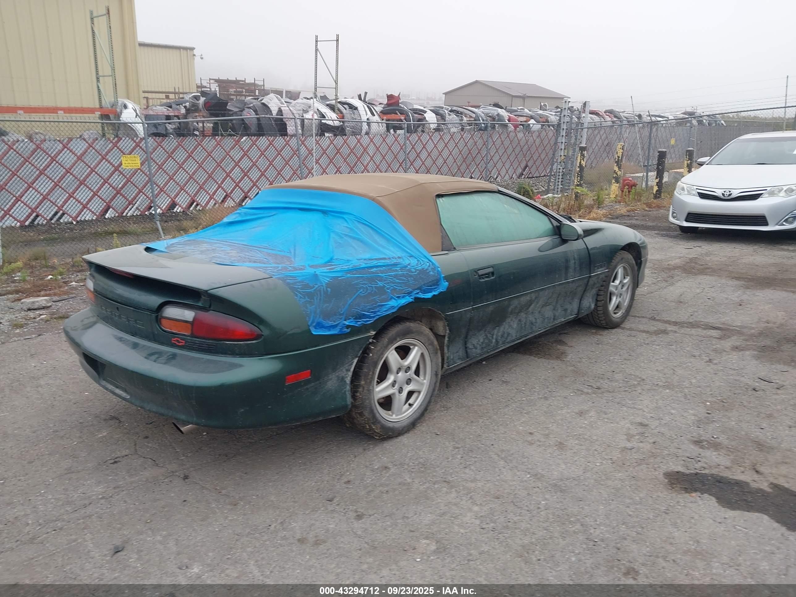 1997 Chevrolet Camaro Z28 Green vin: 2G1FP32P0V2104052