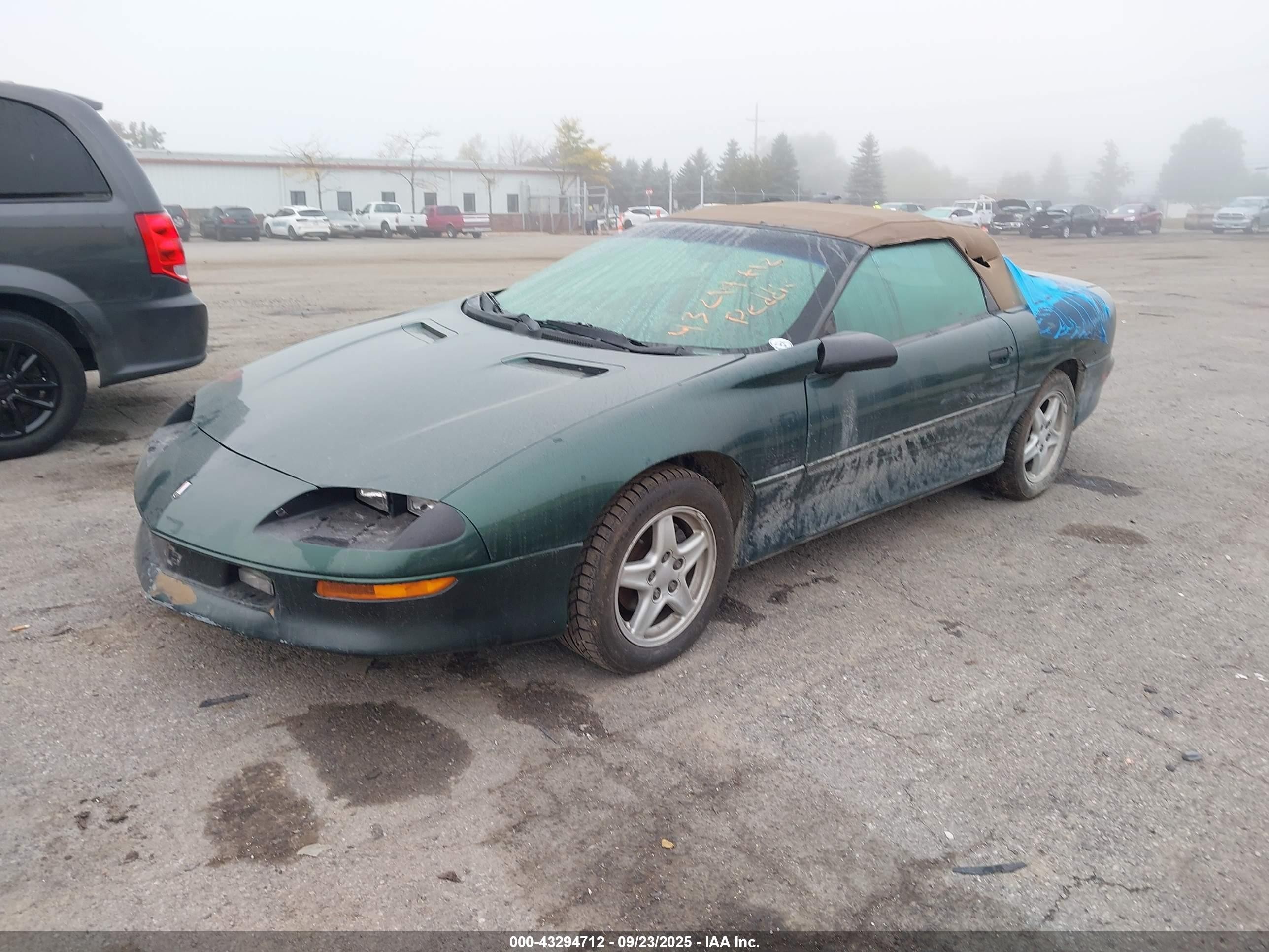 1997 Chevrolet Camaro Z28 Green vin: 2G1FP32P0V2104052