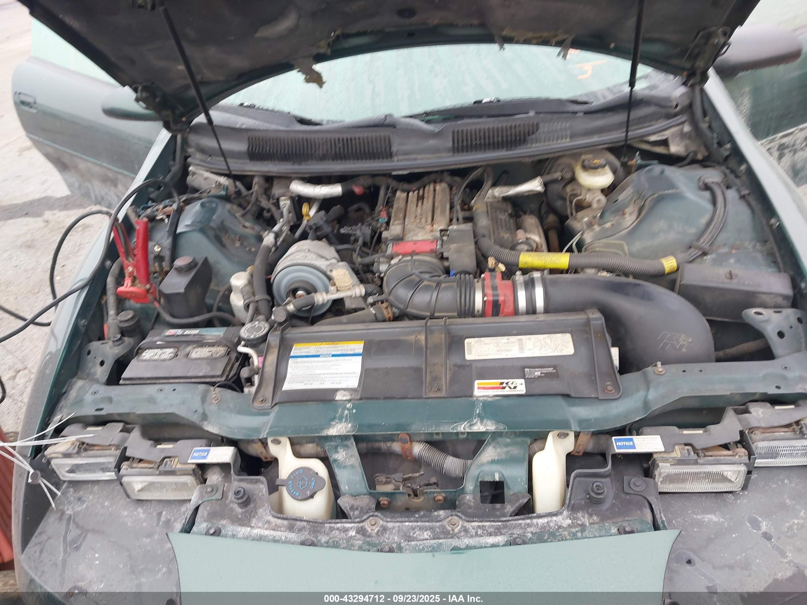 1997 Chevrolet Camaro Z28 Green vin: 2G1FP32P0V2104052