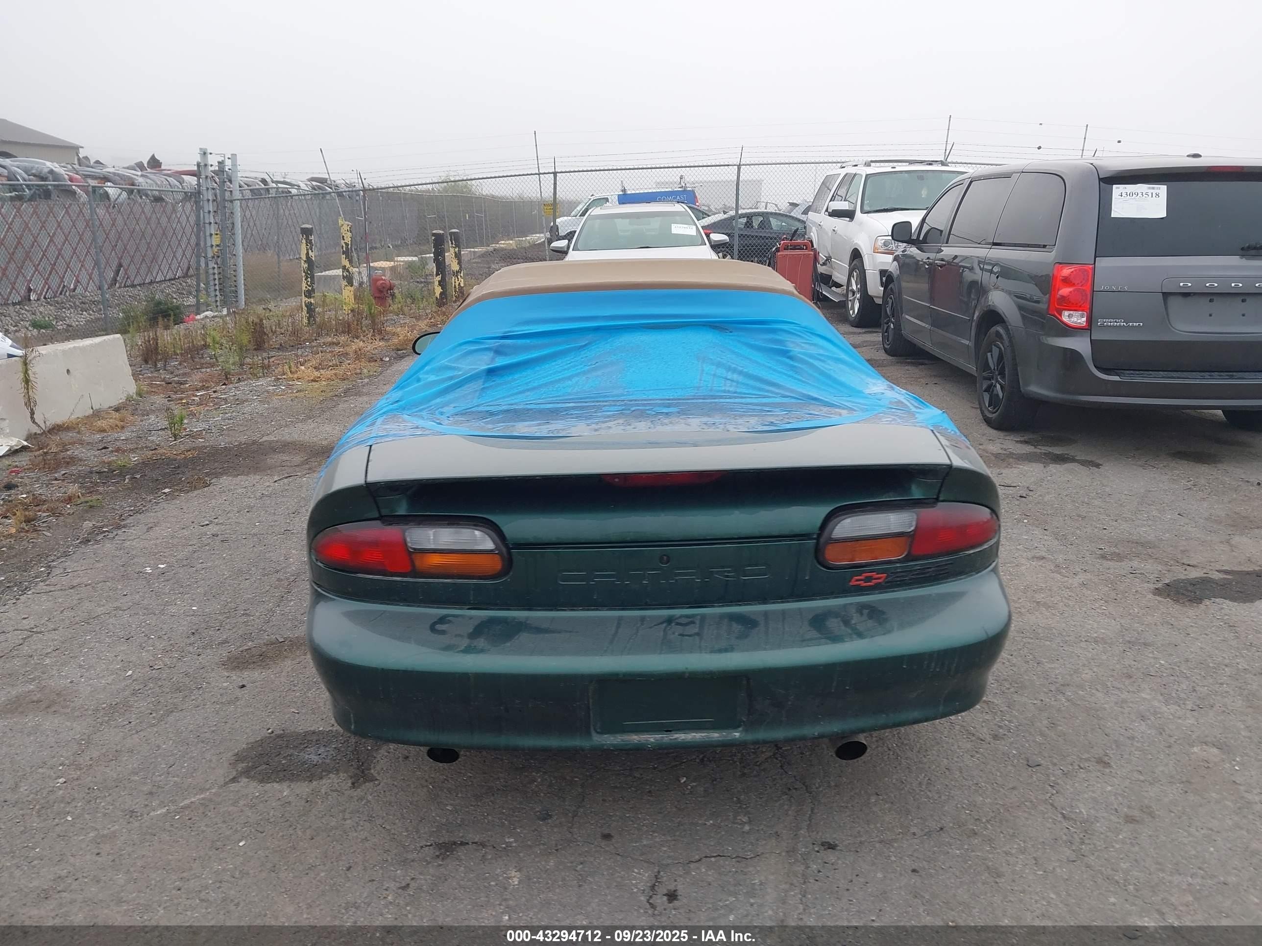 1997 Chevrolet Camaro Z28 Green vin: 2G1FP32P0V2104052
