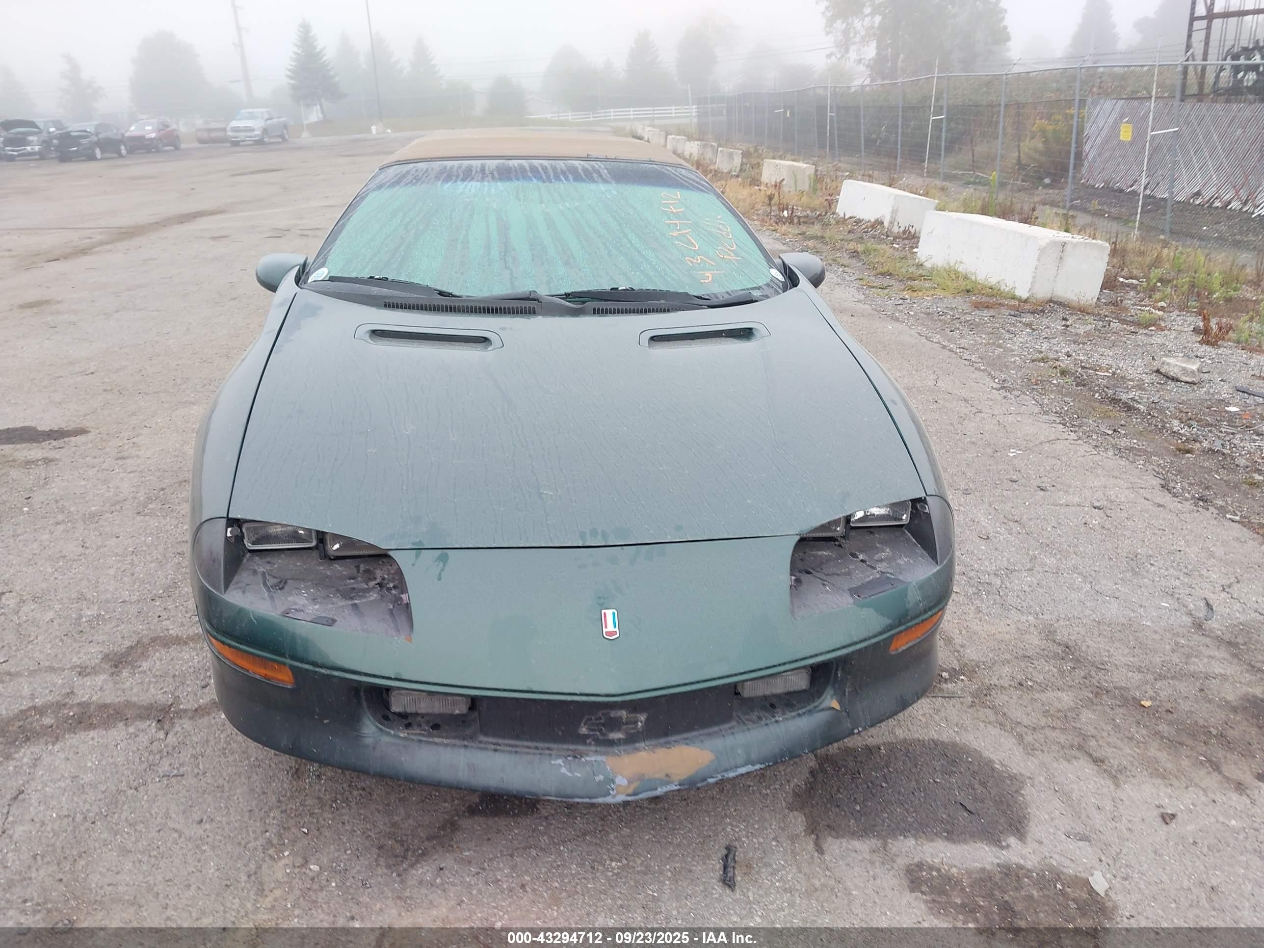 1997 Chevrolet Camaro Z28 Green vin: 2G1FP32P0V2104052