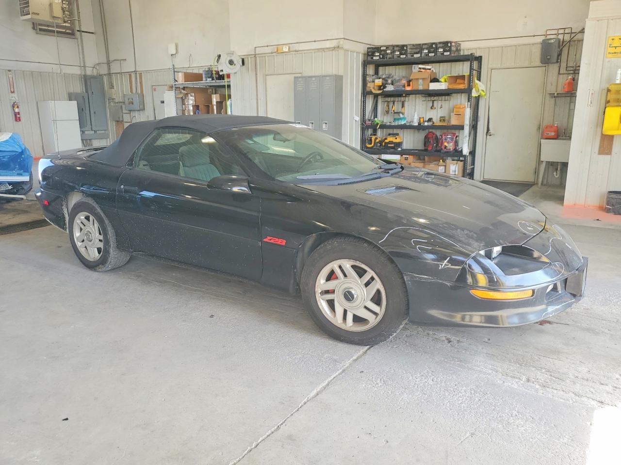1995 Chevrolet Camaro Z28 Black vin: 2G1FP32P2S2149537