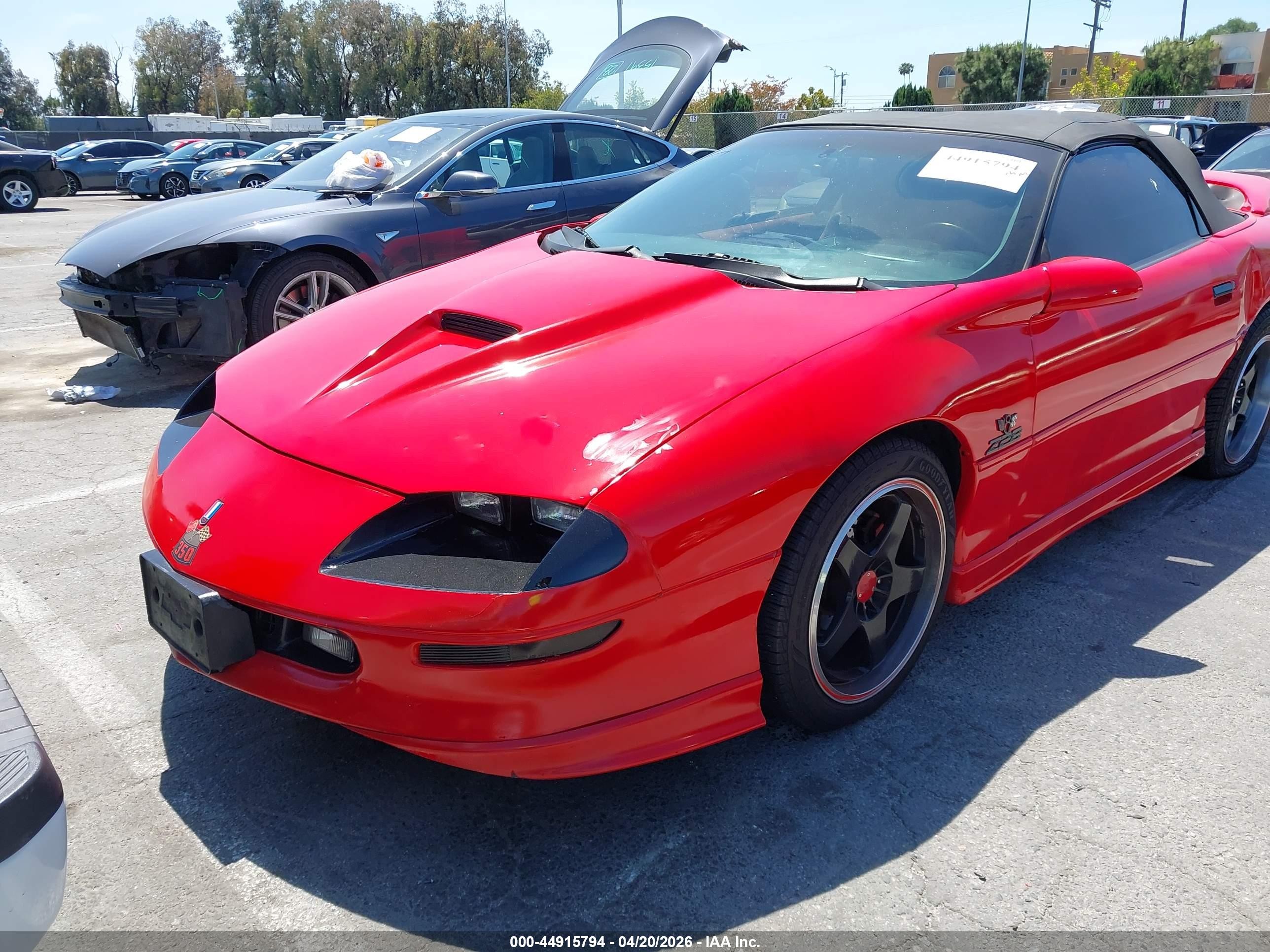 1994 Chevrolet Camaro Z28 Красный vin: 2G1FP32P3R2168382