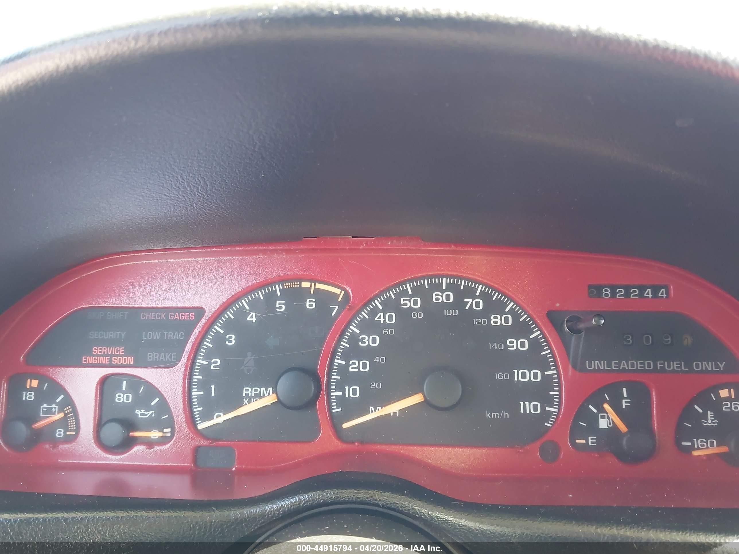 1994 Chevrolet Camaro Z28 Красный vin: 2G1FP32P3R2168382