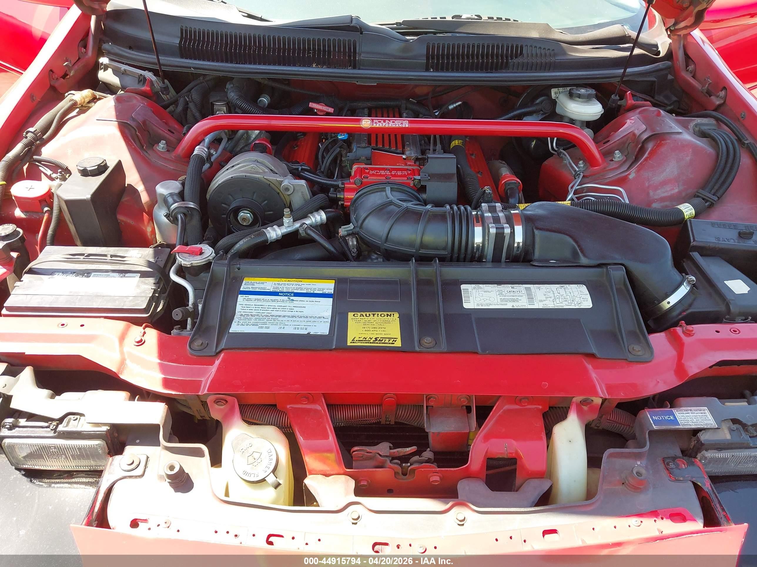 1994 Chevrolet Camaro Z28 Красный vin: 2G1FP32P3R2168382