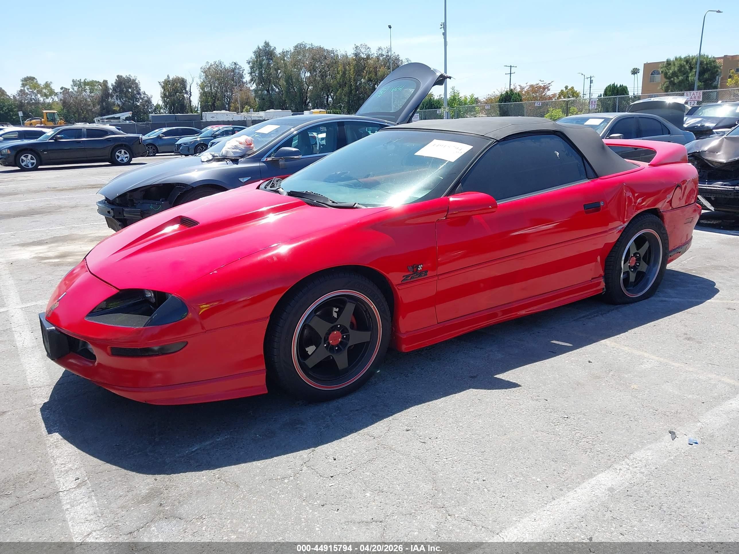 1994 Chevrolet Camaro Z28 Красный vin: 2G1FP32P3R2168382