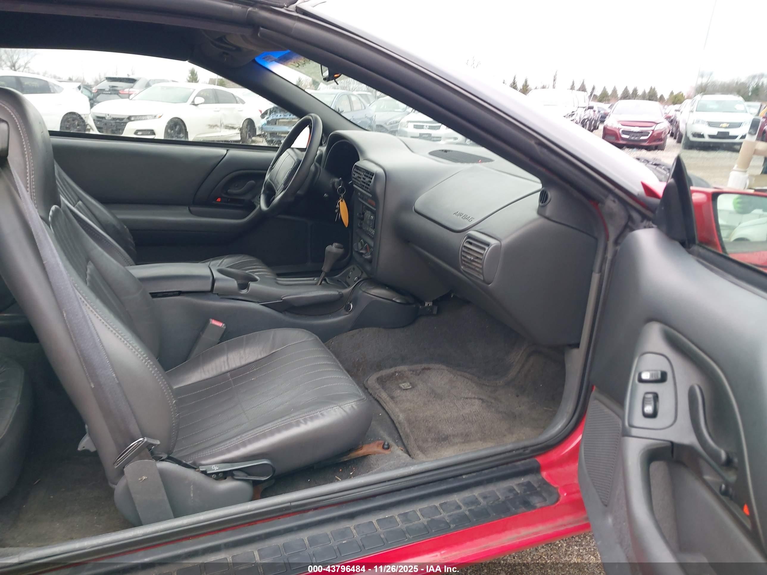 1997 Chevrolet Camaro Ss Red vin: 2G1FP32P6V2110373
