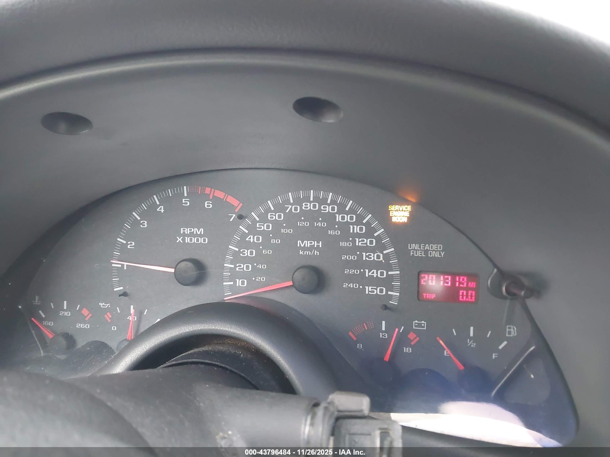 1997 Chevrolet Camaro Ss Red vin: 2G1FP32P6V2110373