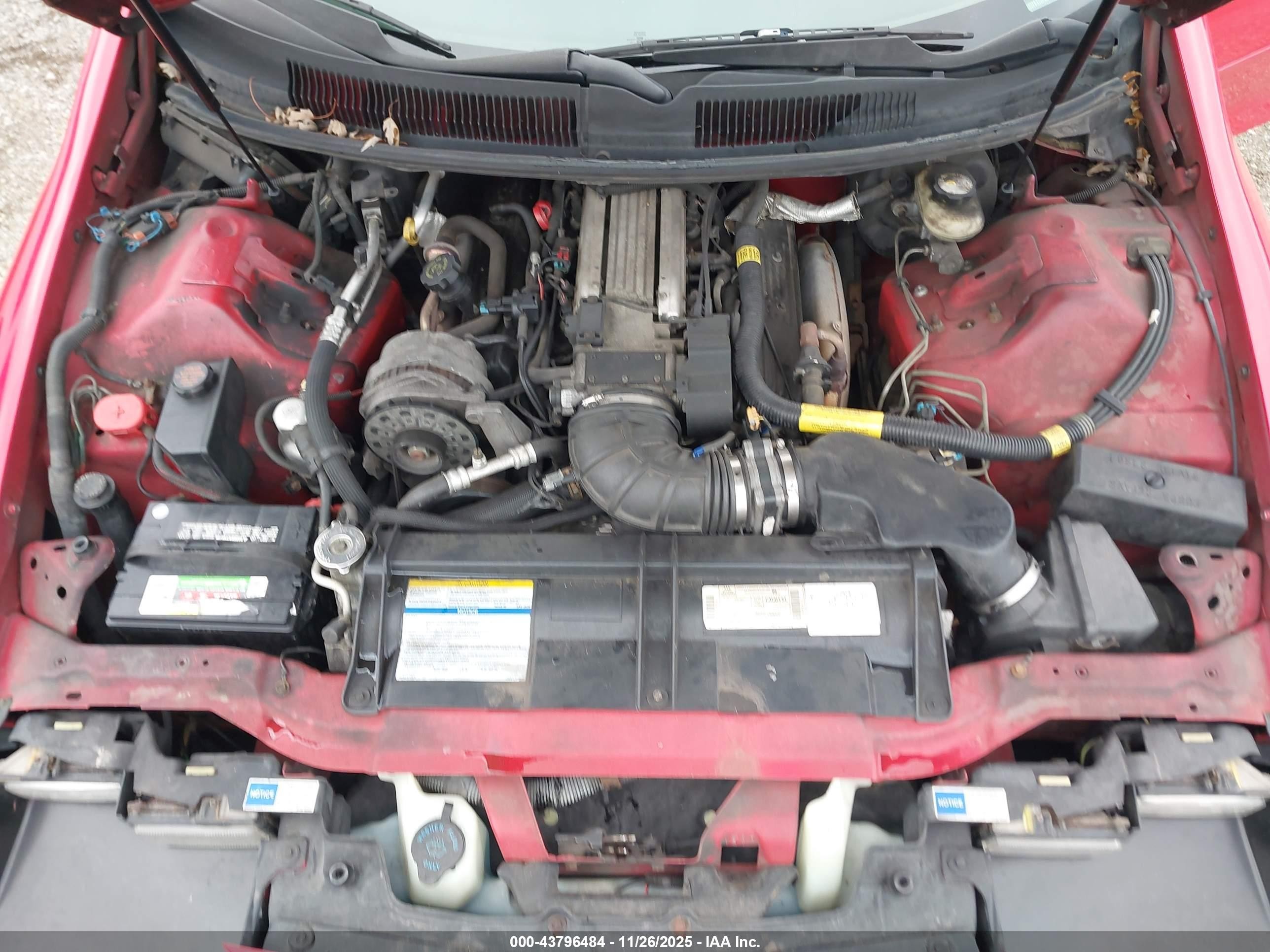 1997 Chevrolet Camaro Ss Red vin: 2G1FP32P6V2110373