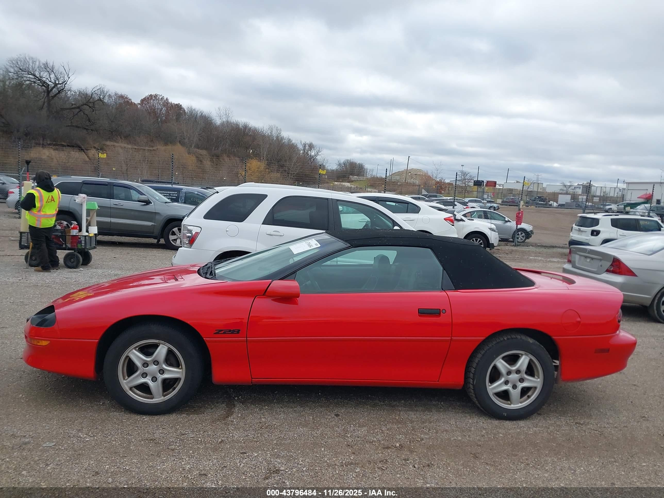 1997 Chevrolet Camaro Ss Red vin: 2G1FP32P6V2110373