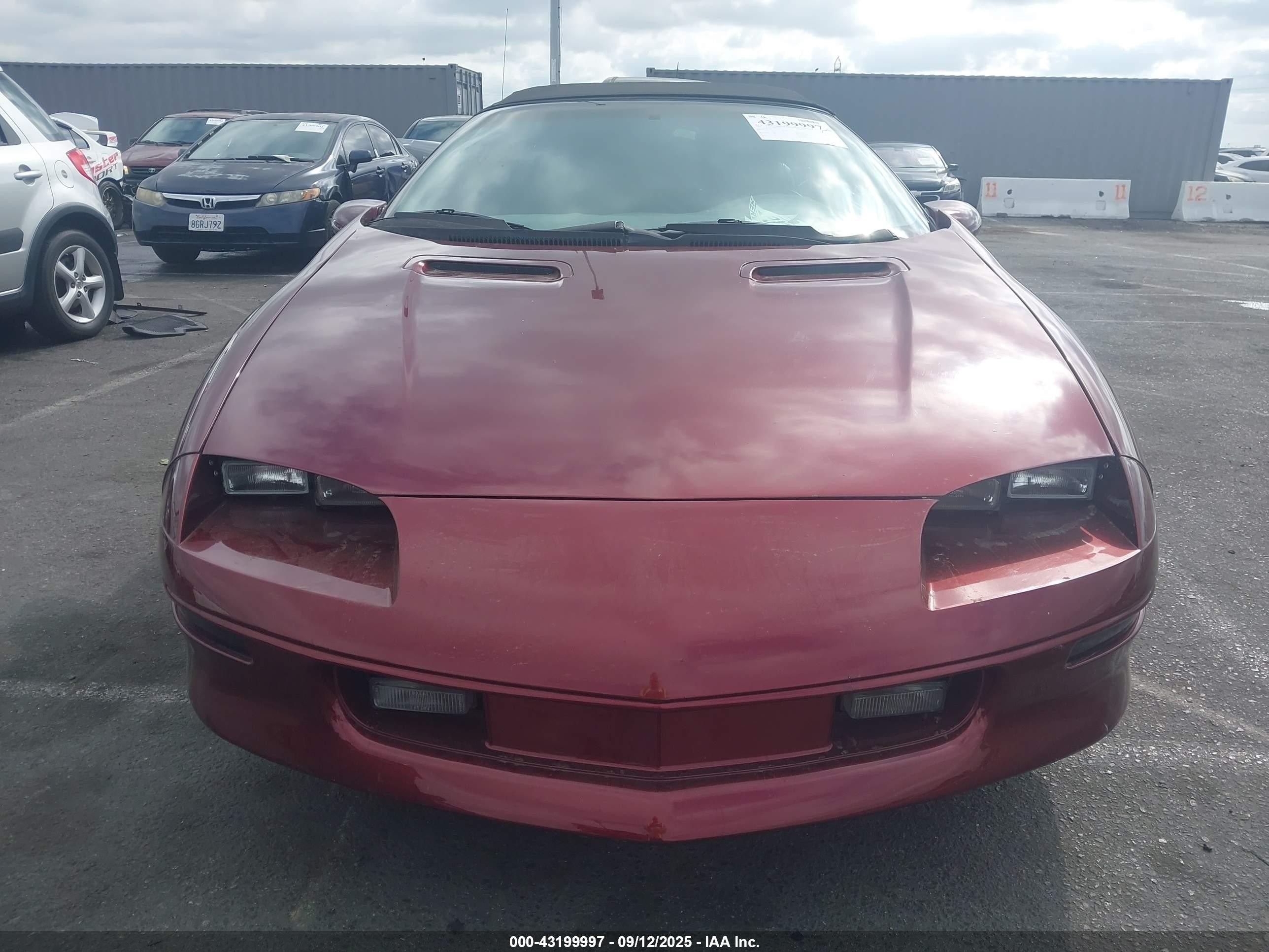 1997 Chevrolet Camaro Z28 Red vin: 2G1FP32P8V2122928