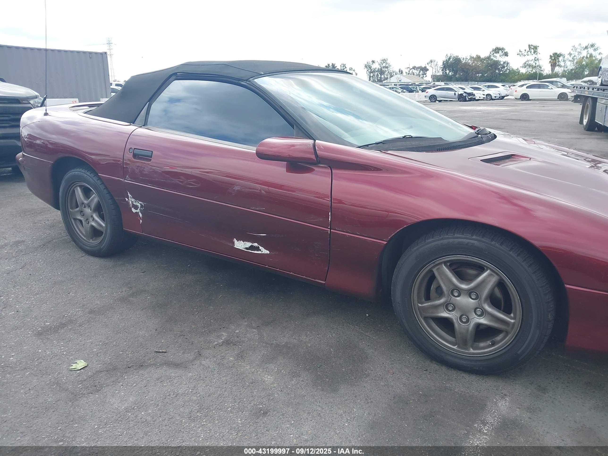 1997 Chevrolet Camaro Z28 Red vin: 2G1FP32P8V2122928