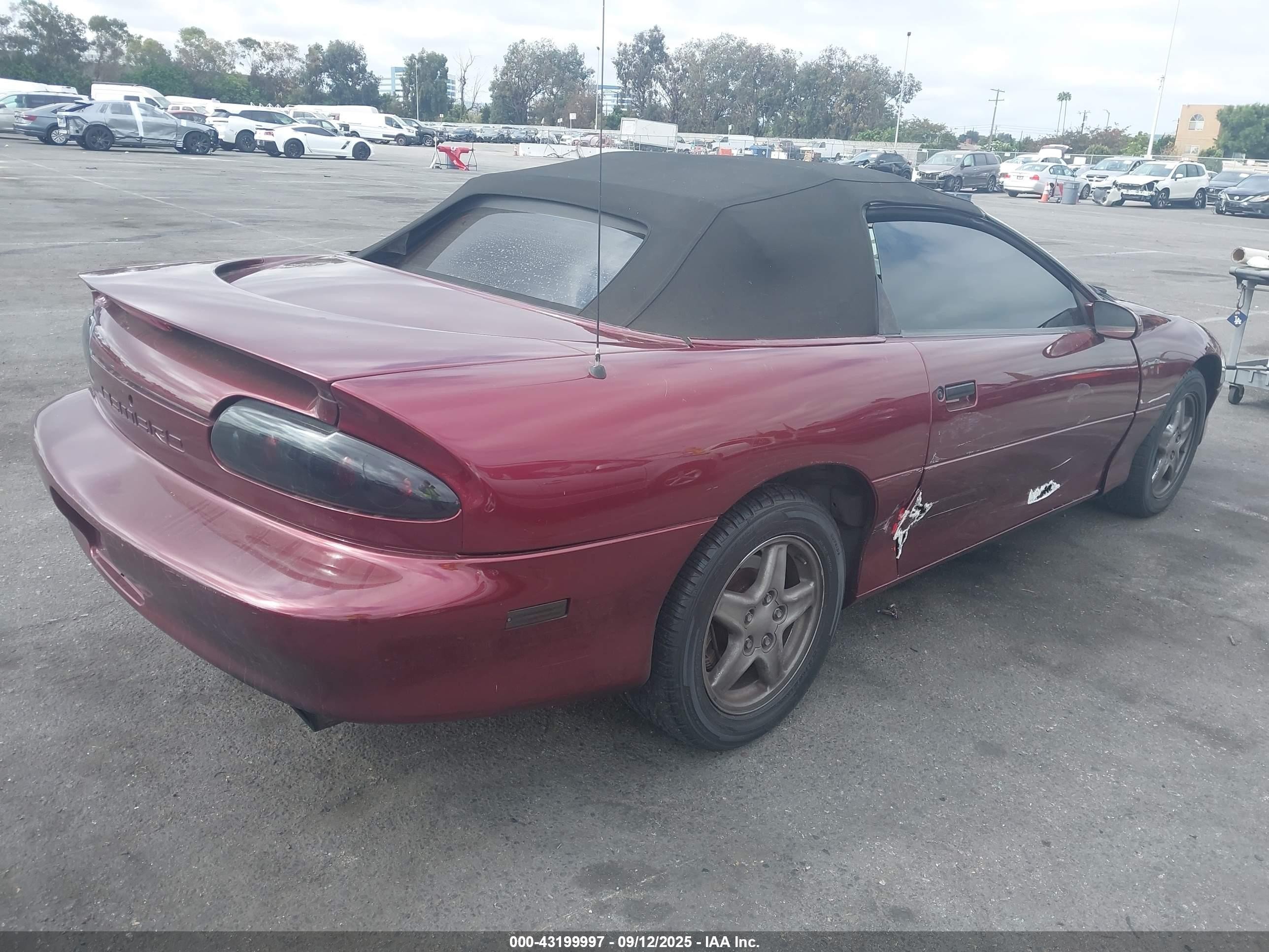 1997 Chevrolet Camaro Z28 Red vin: 2G1FP32P8V2122928