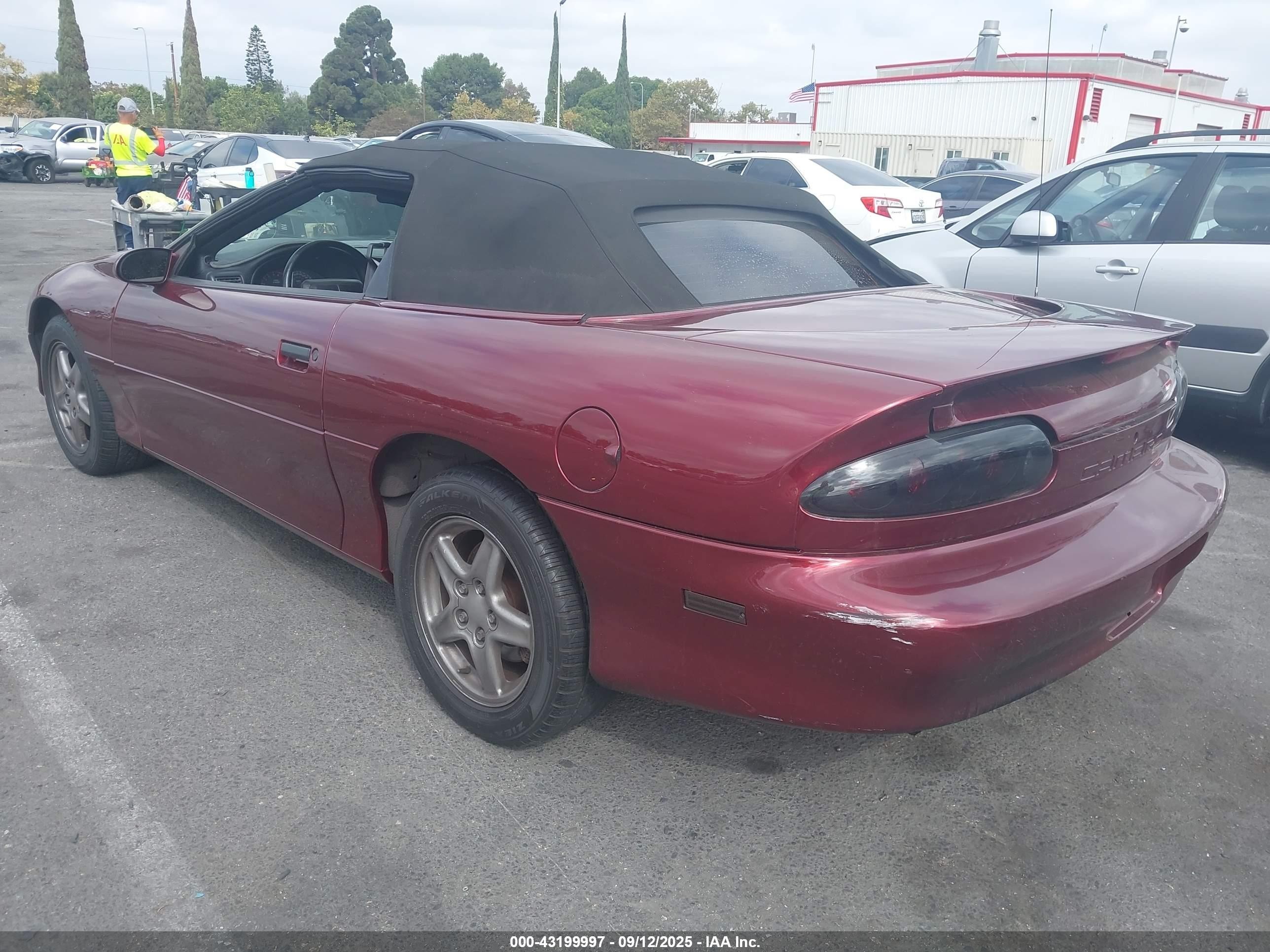 1997 Chevrolet Camaro Z28 Red vin: 2G1FP32P8V2122928