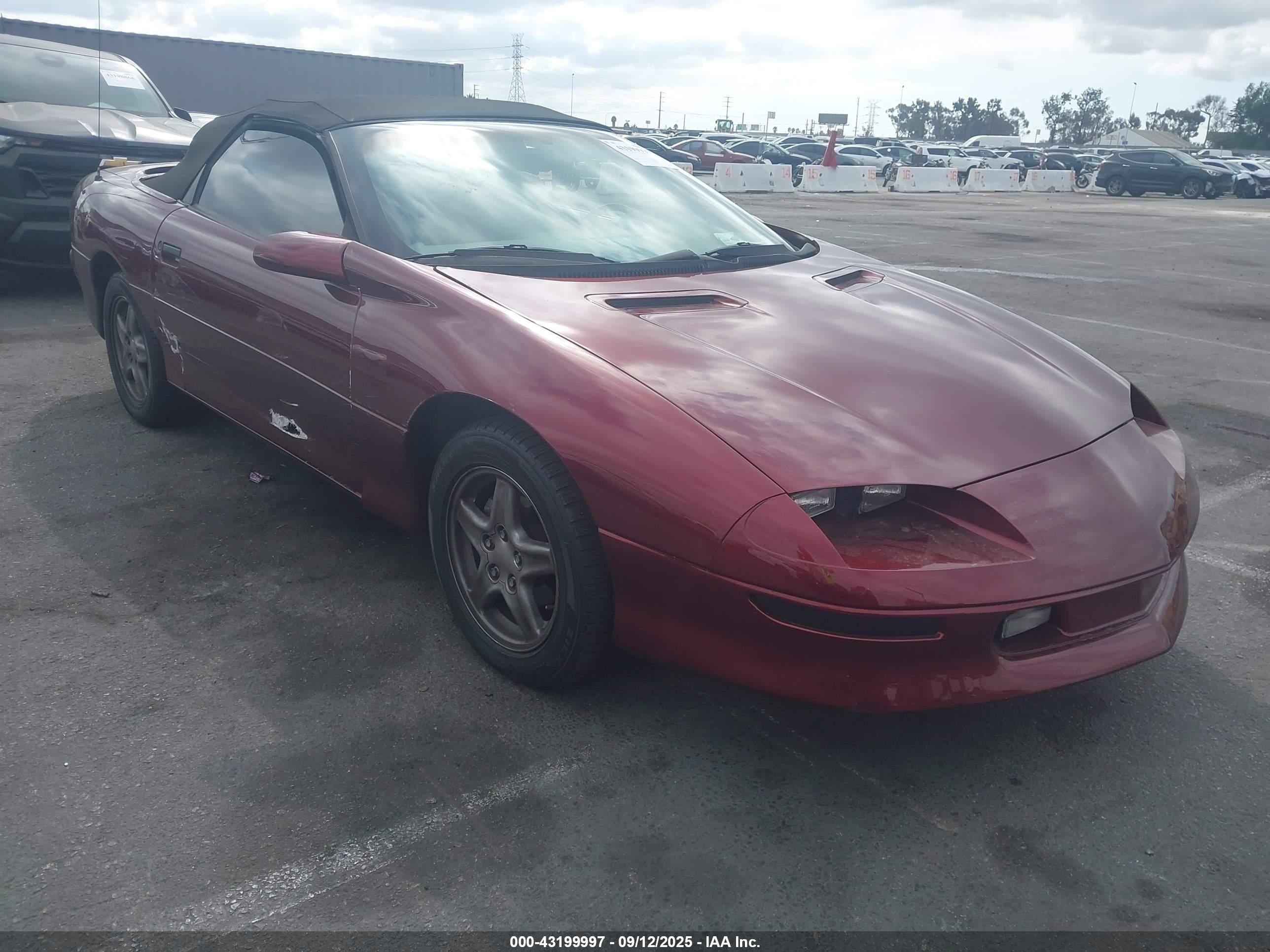 1997 Chevrolet Camaro Z28 Red vin: 2G1FP32P8V2122928