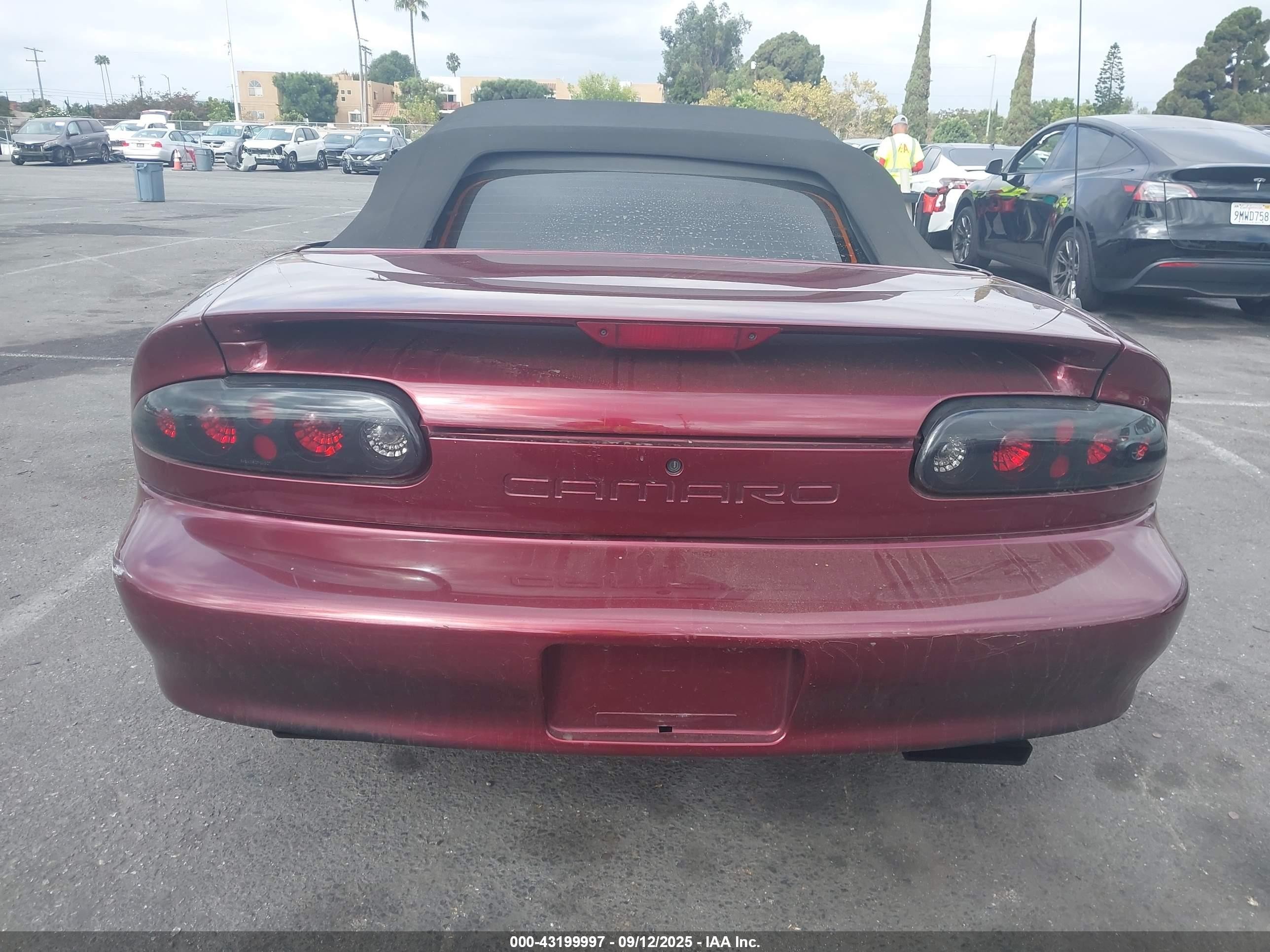 1997 Chevrolet Camaro Z28 Red vin: 2G1FP32P8V2122928