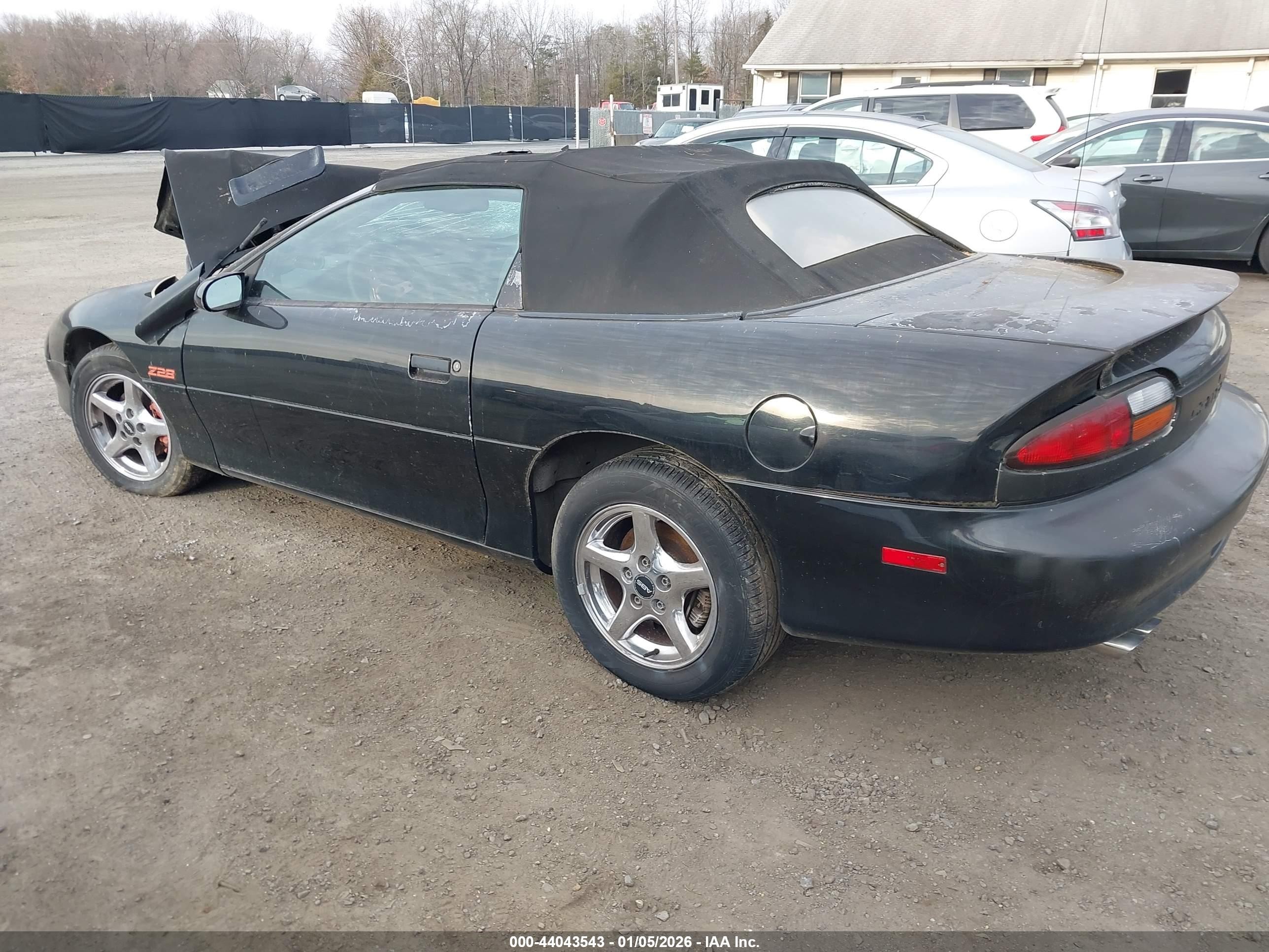 1997 Chevrolet Camaro Ss/z28 Black vin: 2G1FP32P9V2107242