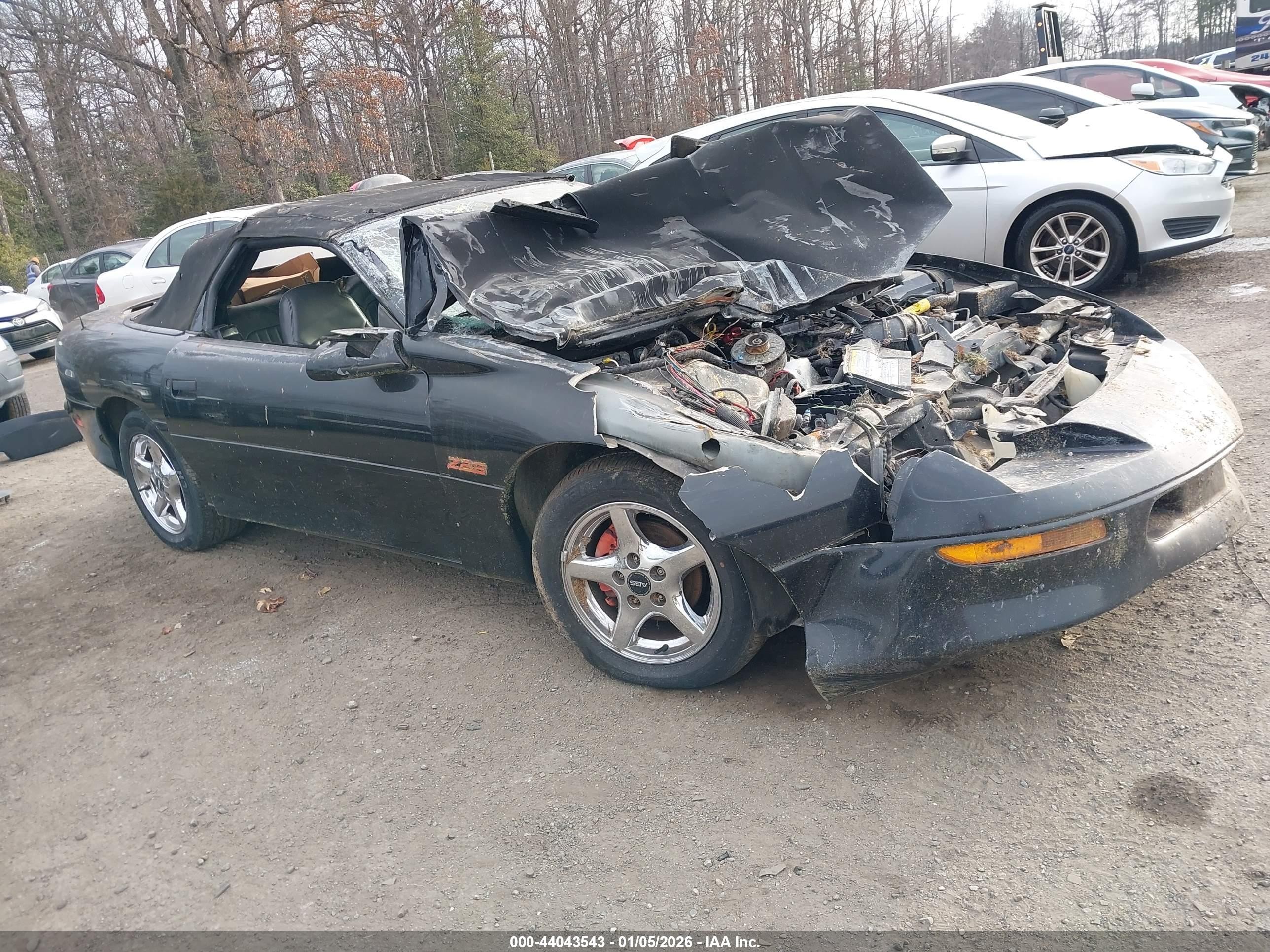 1997 Chevrolet Camaro Ss/z28 Black vin: 2G1FP32P9V2107242