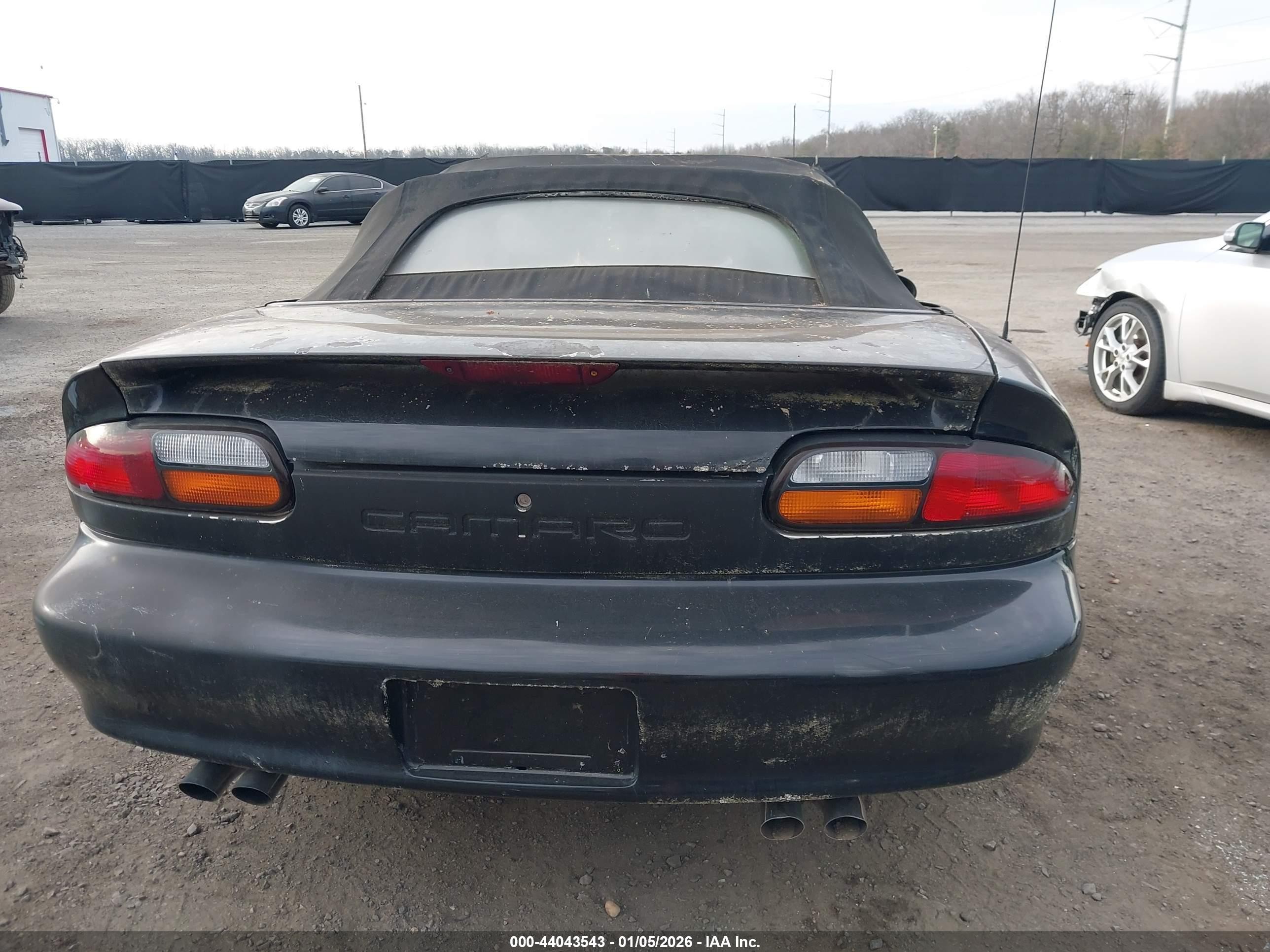 1997 Chevrolet Camaro Ss/z28 Black vin: 2G1FP32P9V2107242