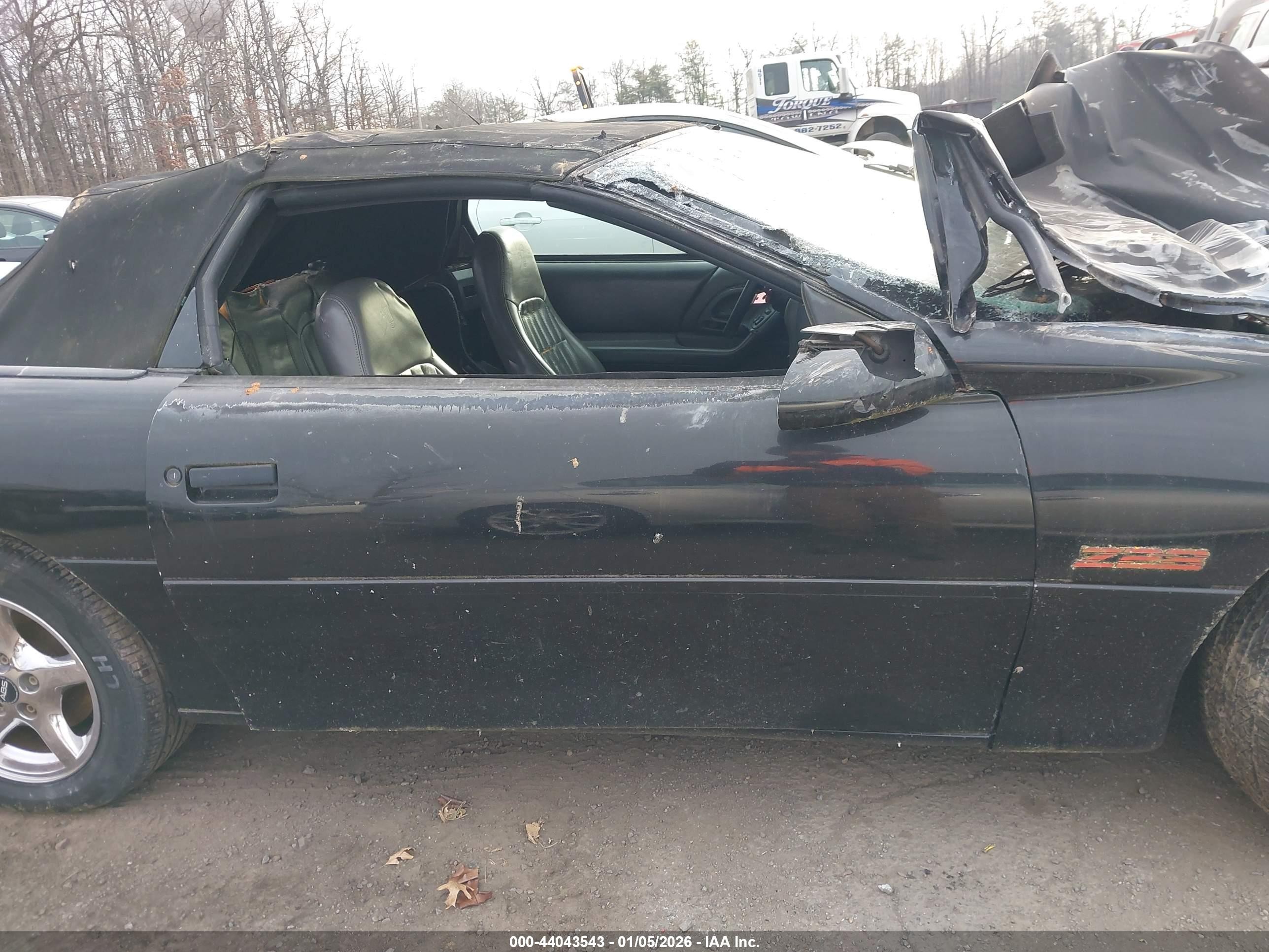 1997 Chevrolet Camaro Ss/z28 Black vin: 2G1FP32P9V2107242