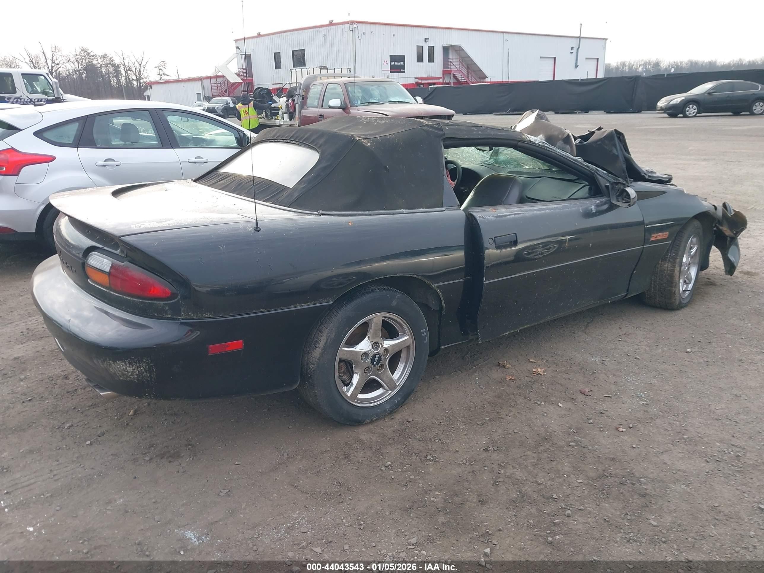 1997 Chevrolet Camaro Ss/z28 Black vin: 2G1FP32P9V2107242